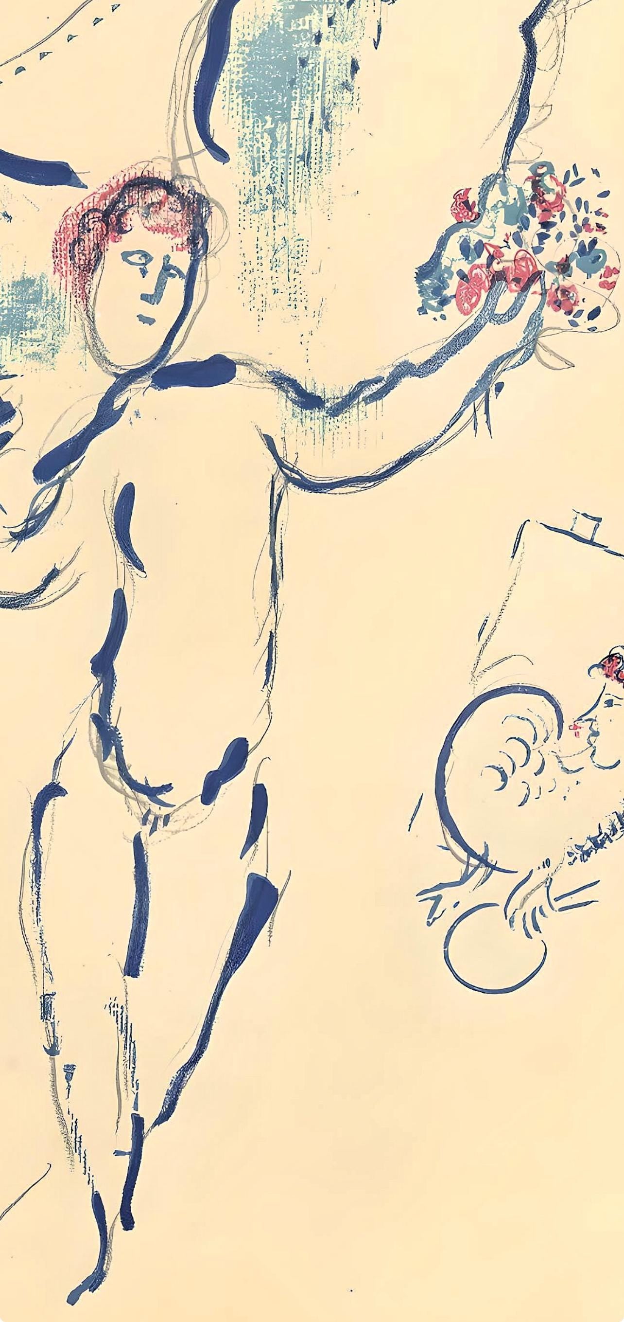 Marc Chagall, Composition (Cramer 61), Le Plafond de l'Opéra de Paris, Limited Edition Lithograph