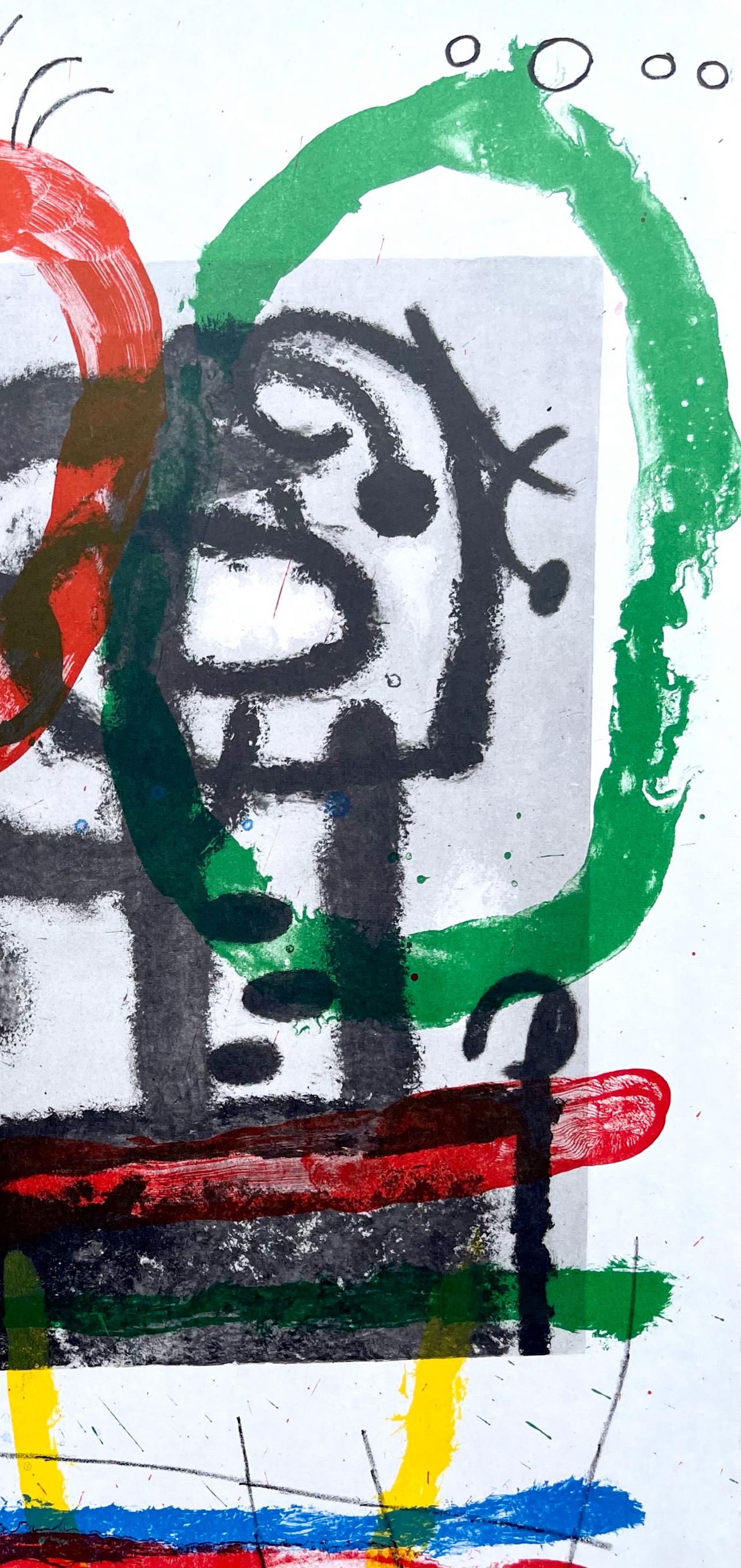 Joan Miró, Composition (Cramer 102; Mourlot 428-449), Derrière le miroir, Limited Edition Lithograph