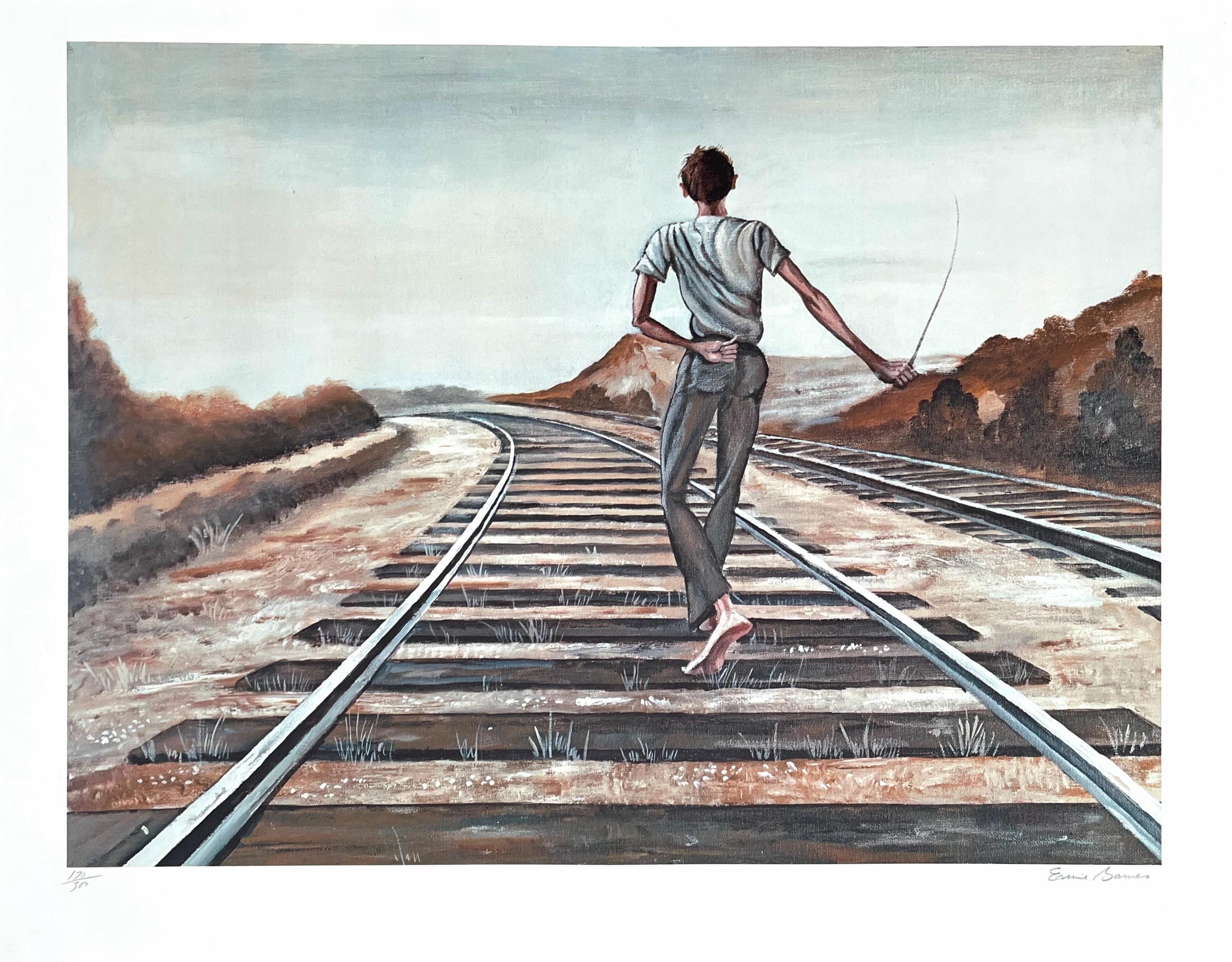 Ernie Barnes, Destination Unknown, Limited Edition Lithograph