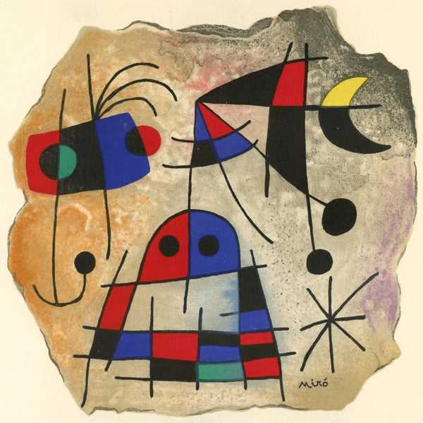 Joan Miró, Composition (Mourlot 206), Miró, Recent Paintings, Limited Edition Lithograph