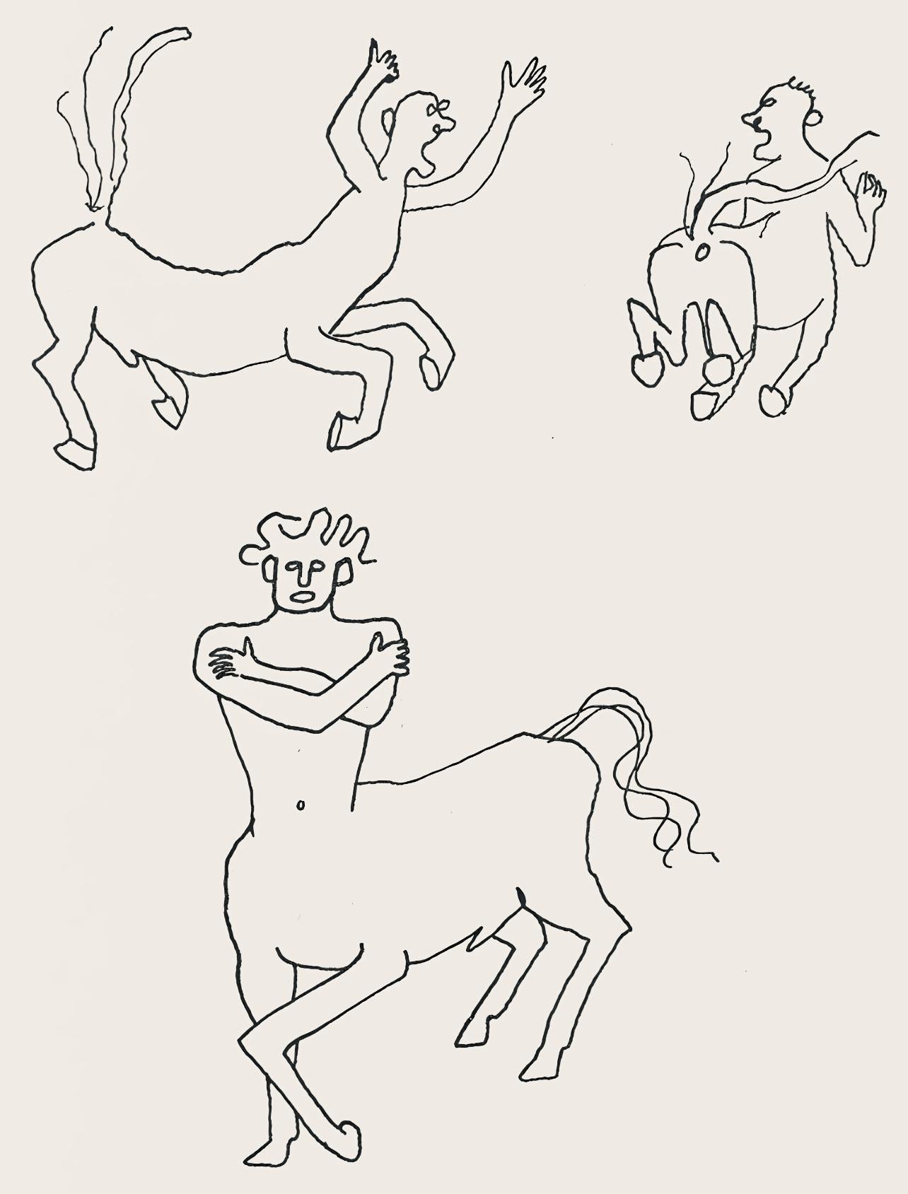 Alexander Calder, Composition, A Bestiary, Limited Edition Letterpress Print