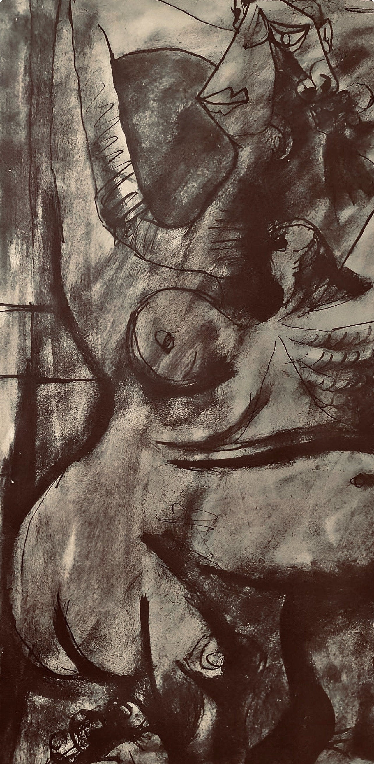 Pablo Picasso, Composition, Carnet de dessins de Picasso, Cahiers d’Art, Limited Edition Lithograph