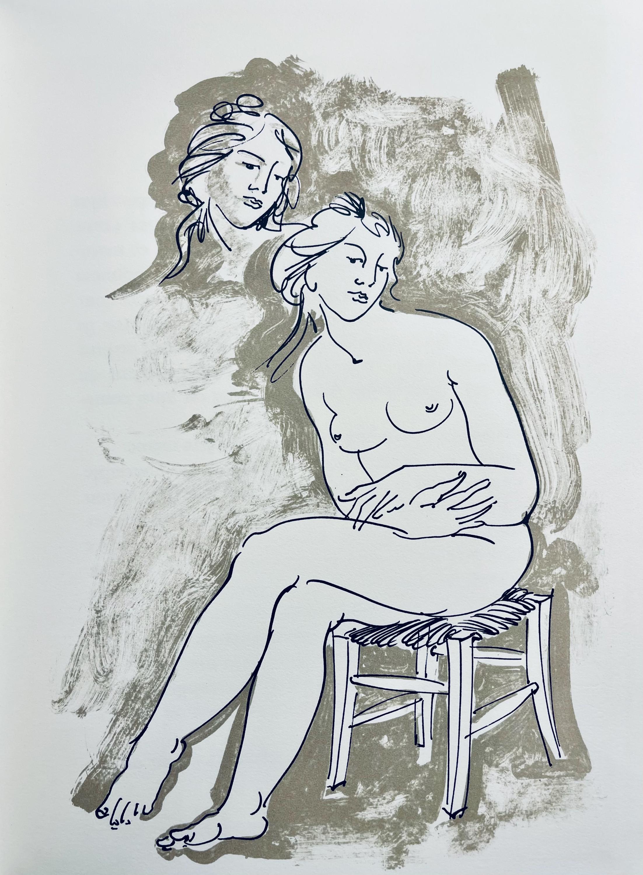 Hans Erni, Composition, Réflexions Simples Sur Le Corps, Limited Edition Lithograph