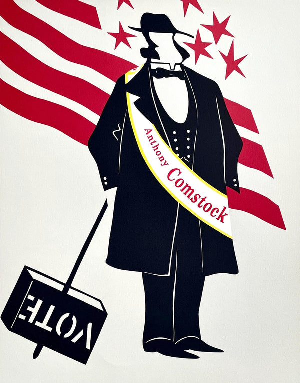 Robert Indiana, Anthony Comstock (Sheehan 96-108), Mother of Us All, Limited Edition Silkscreen