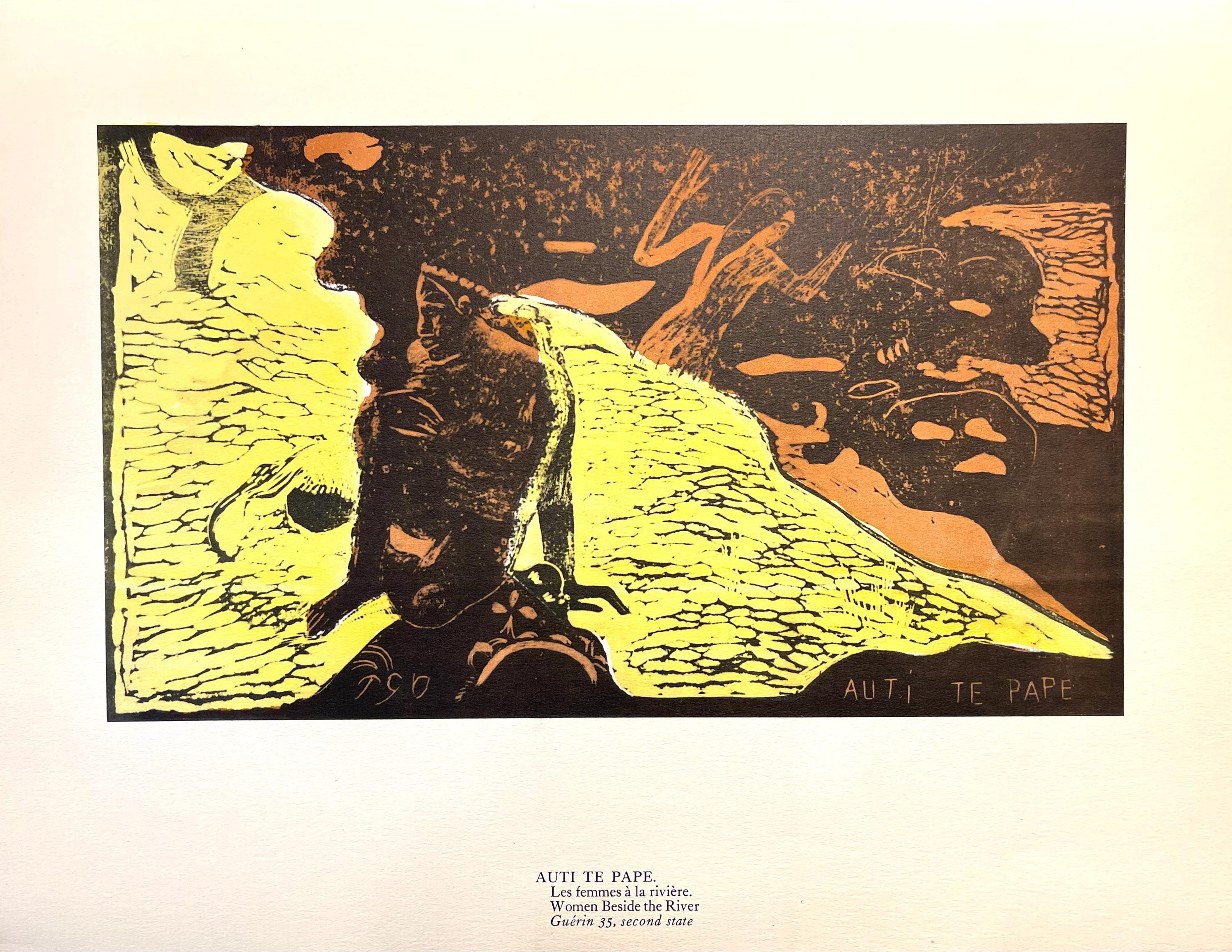 Paul Gauguin, Women at the River (Auti te pape), Limited Edition Woodcut