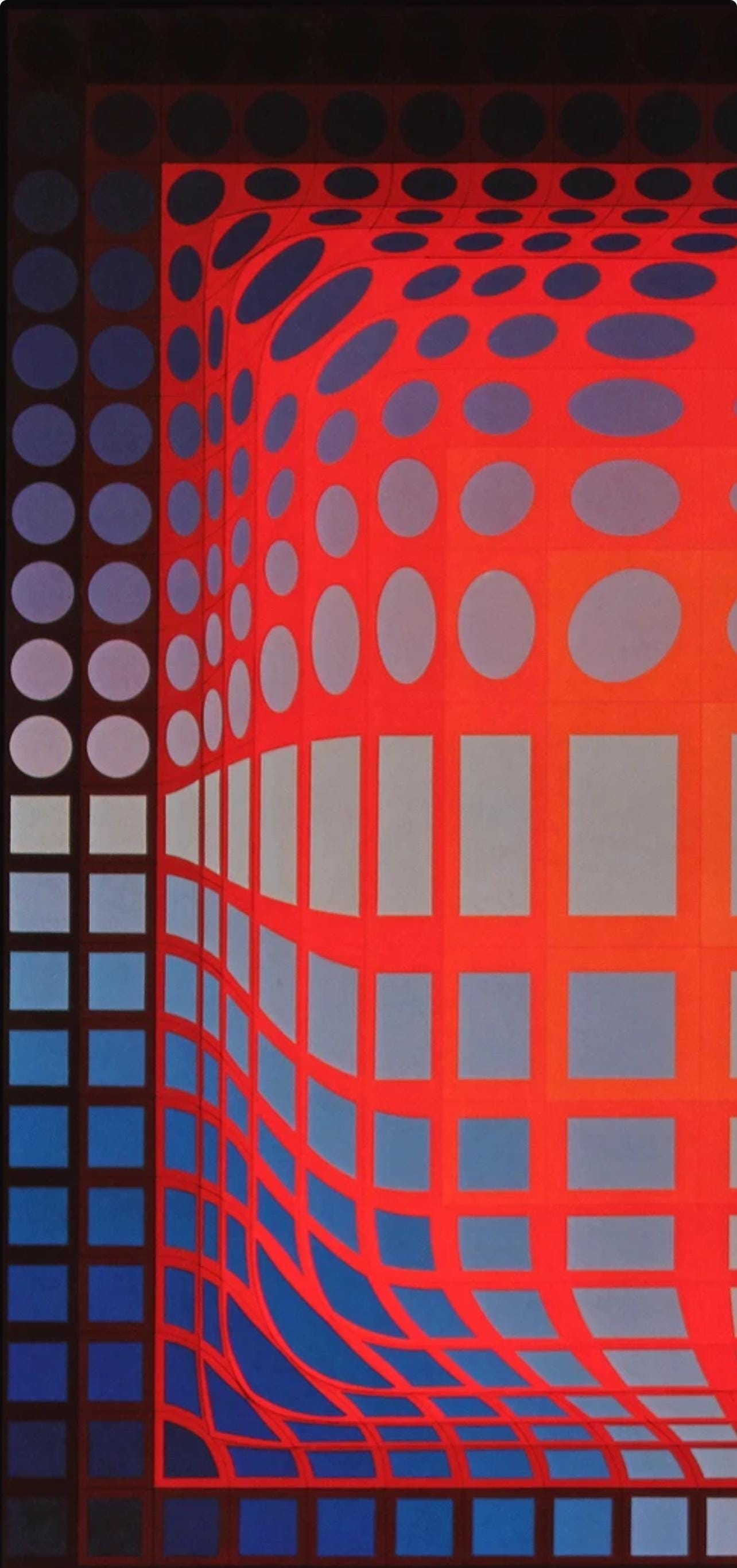 Victor Vasarely, Composition, Progressions I, Limited Edition Héliogravure