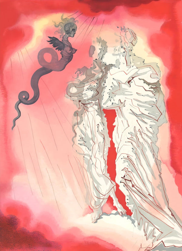 Salvador Dali, Fraud (Michler/Löpsinger 1039-1138; Field 189-200), La Divine Comédie, Limited Edition Woodcut