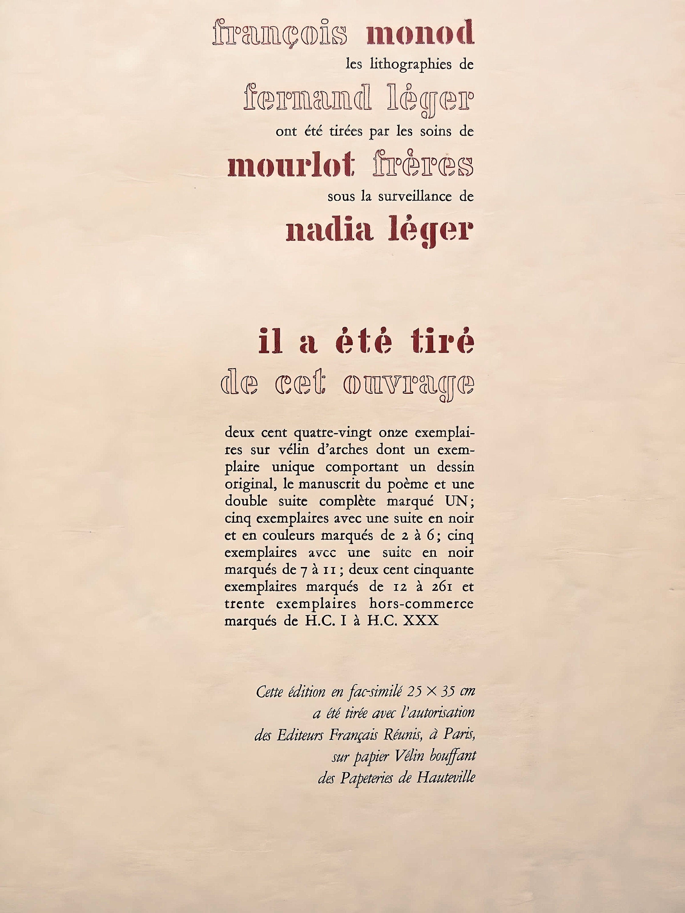 Fernand Léger, Composition, mes voyages