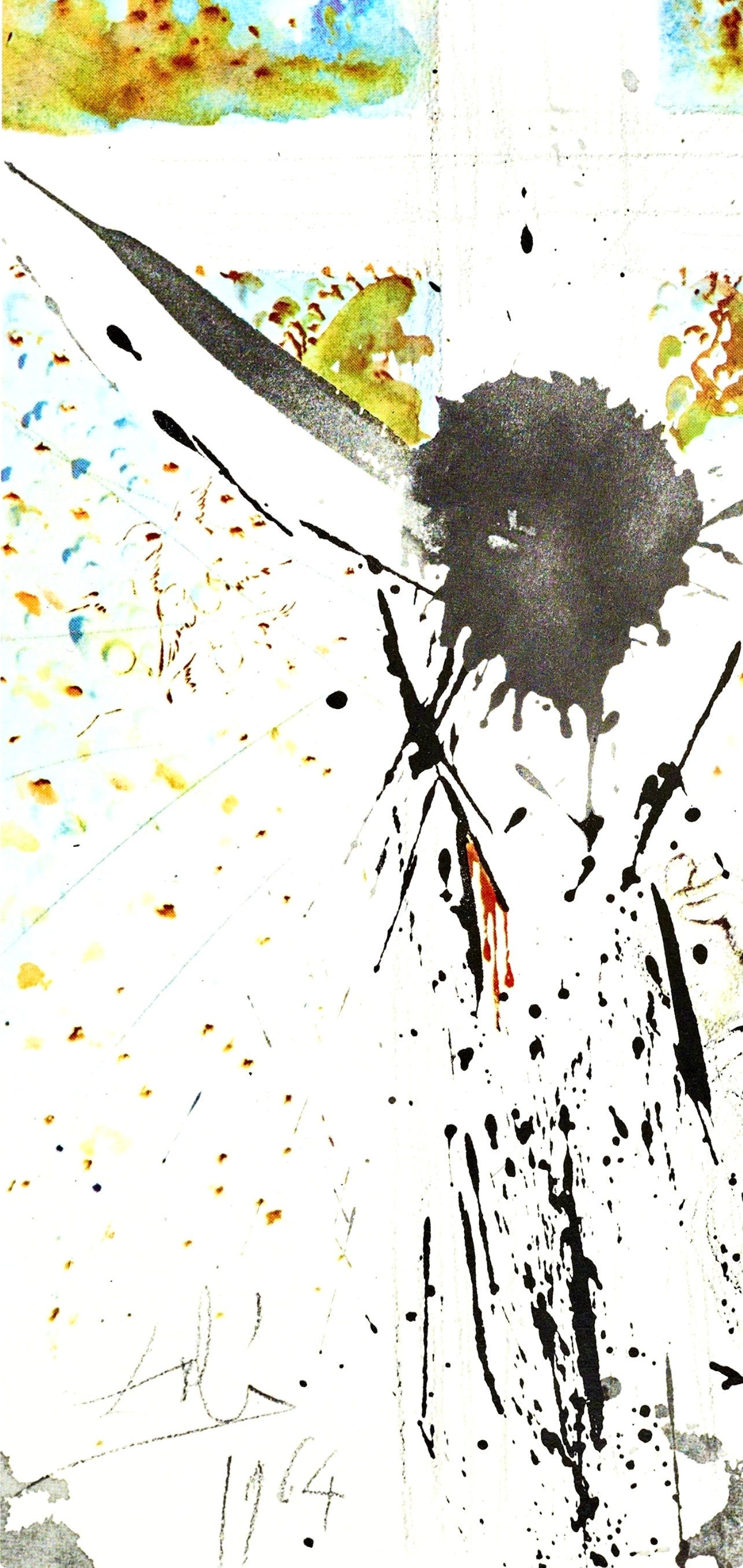 Salvador Dali, Composition (Michler/Löpsinger 1600; Field 69-3), Biblia Sacra, Limited Edition Lithograph