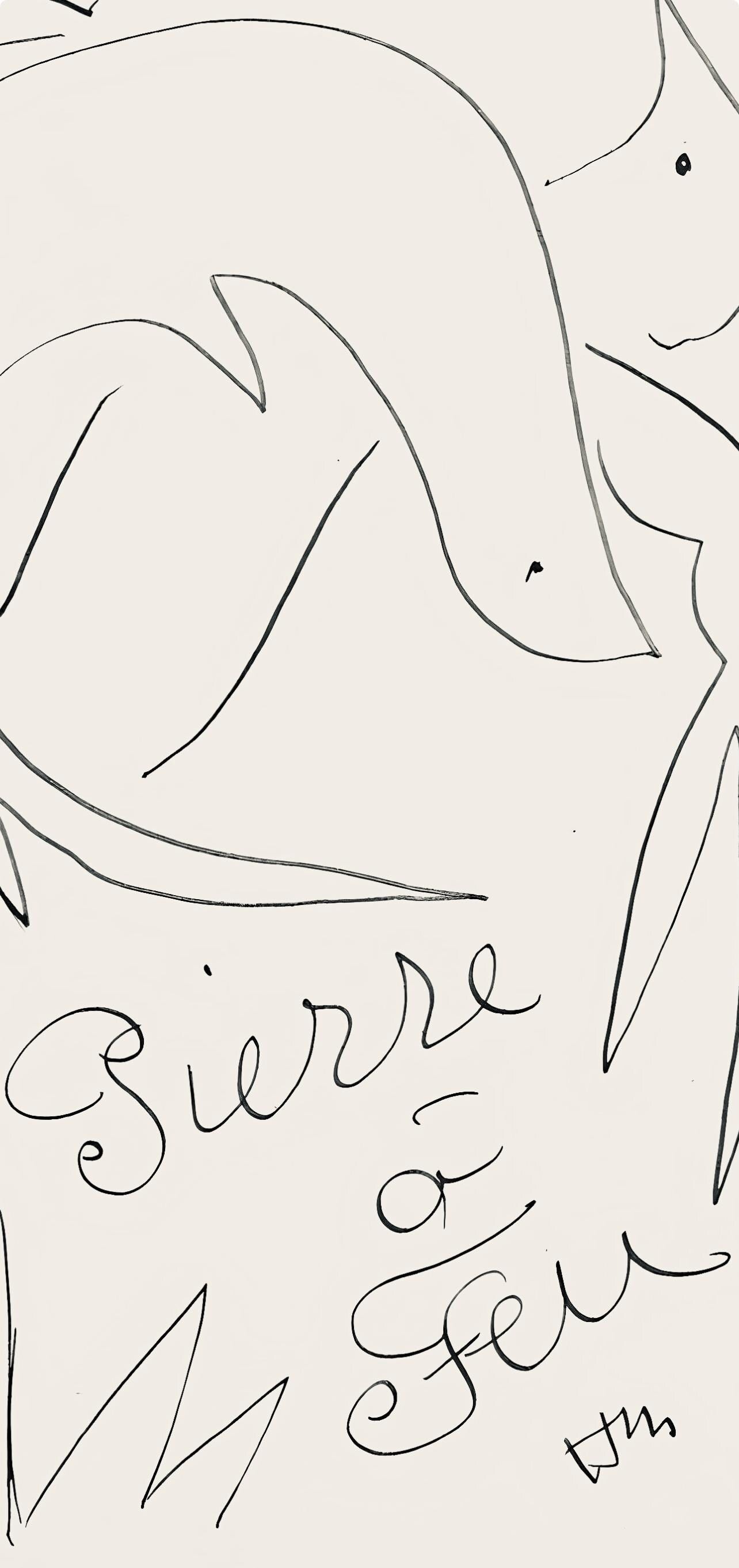 Henri Matisse, Composition (Duthuit No. 17), Pierre à feu, Les Miroirs profonds, Limited Edition Lithograph