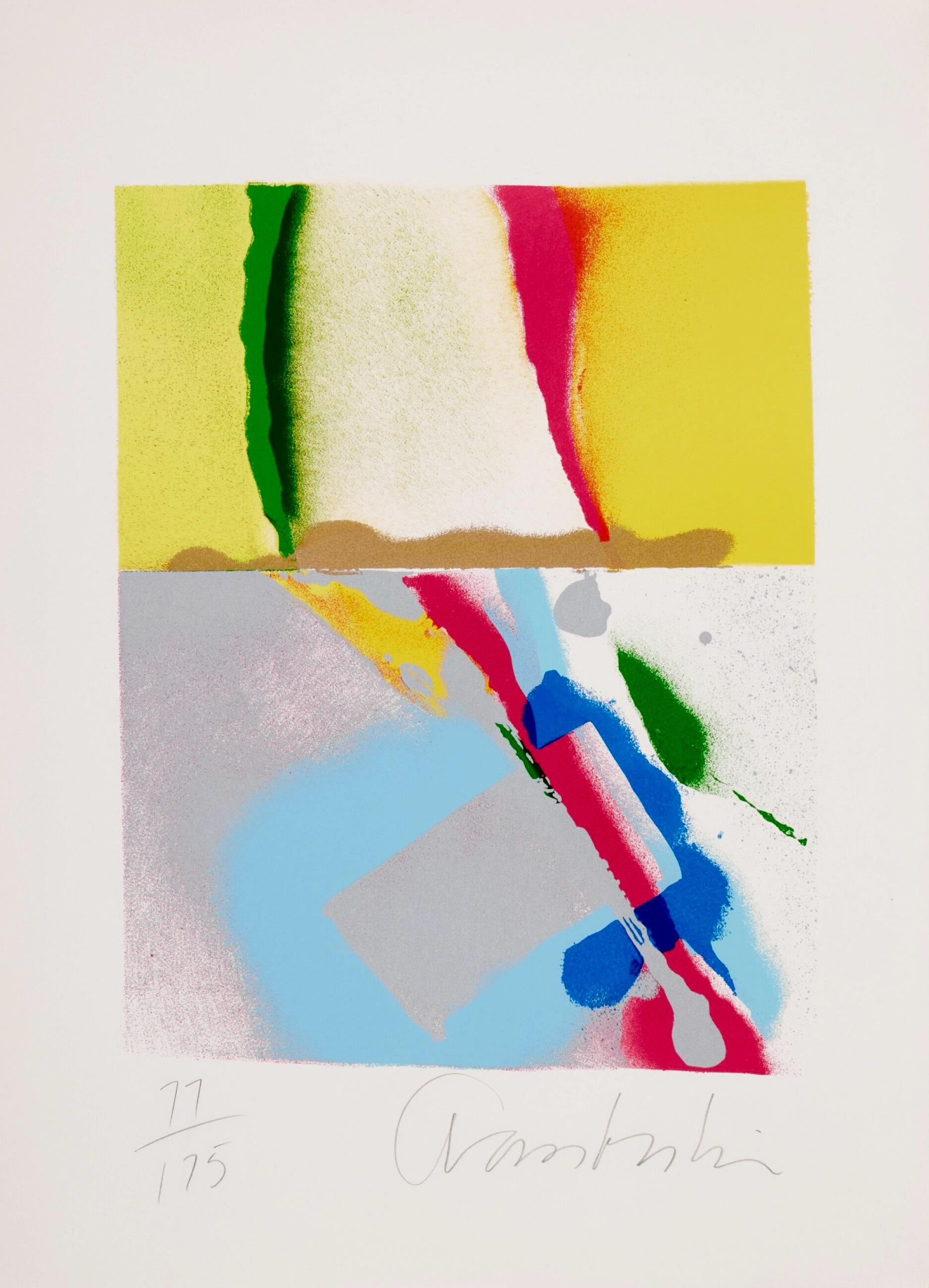 John Chamberlain, Flashback III, Limited Edition Lithograph