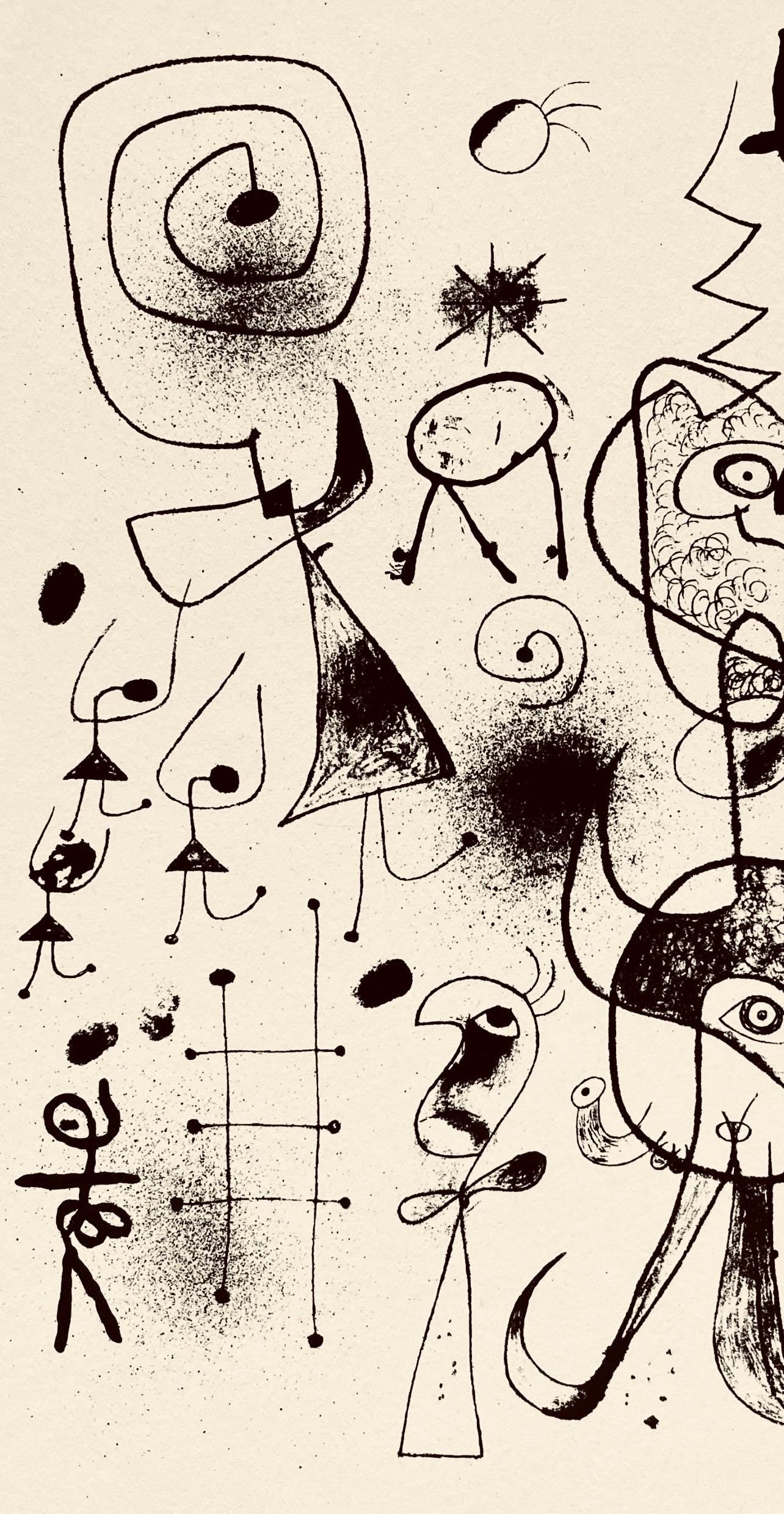 Joan Miró, Composition, The Prints of Joan Miro, Limited Edition Etching