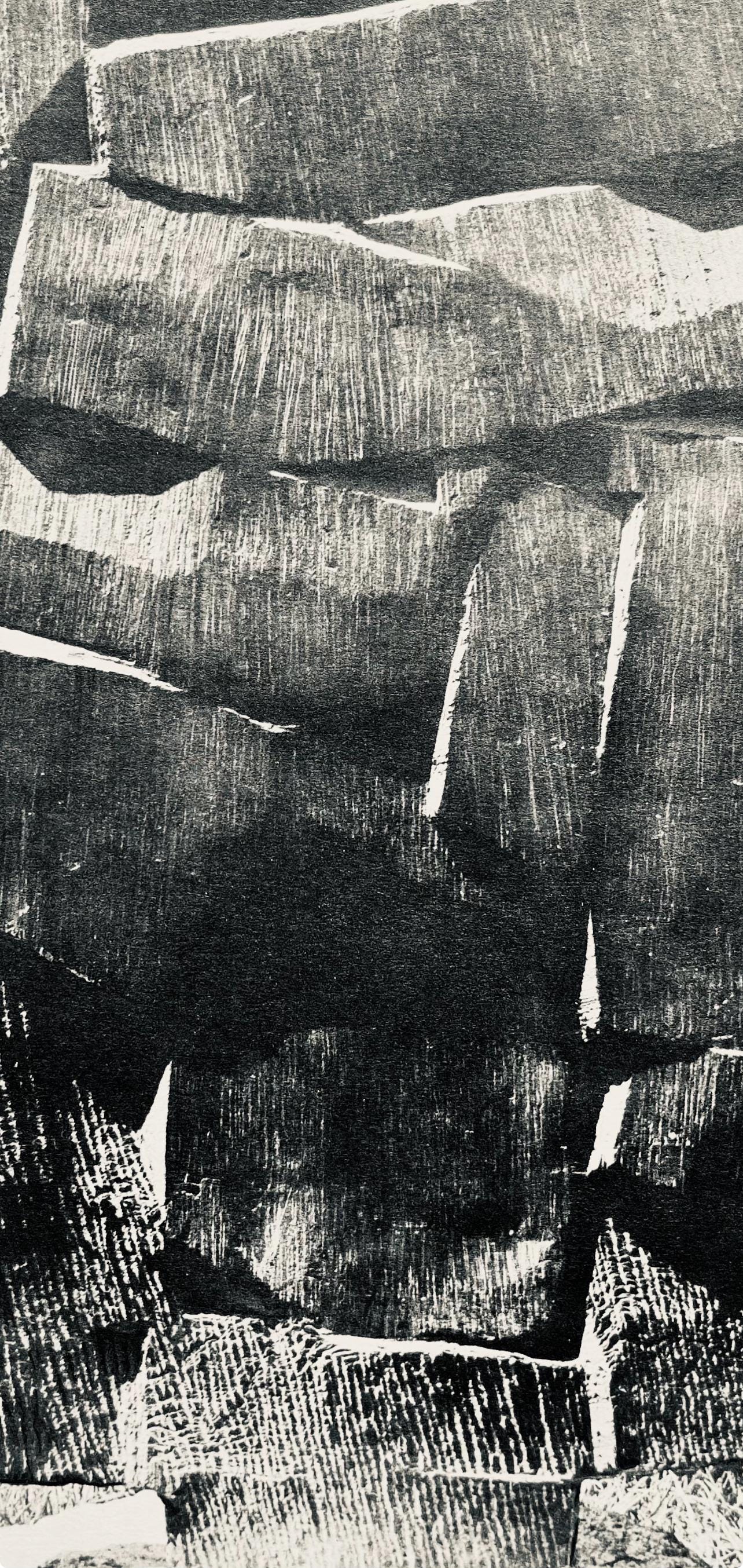 Raoul Ubac, Composition, Derrière le miroir, Limited Edition Lithograph