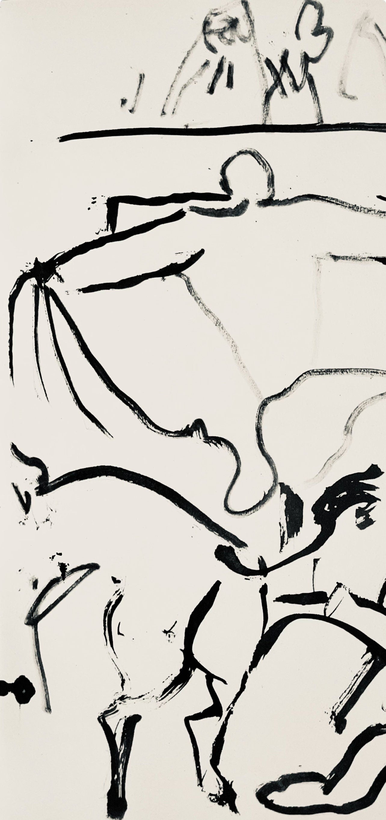Pablo Picasso, Composition (Bloch 1276; Czwiklitzer 23), Toros y Toreros, Limited Edition Lithograph