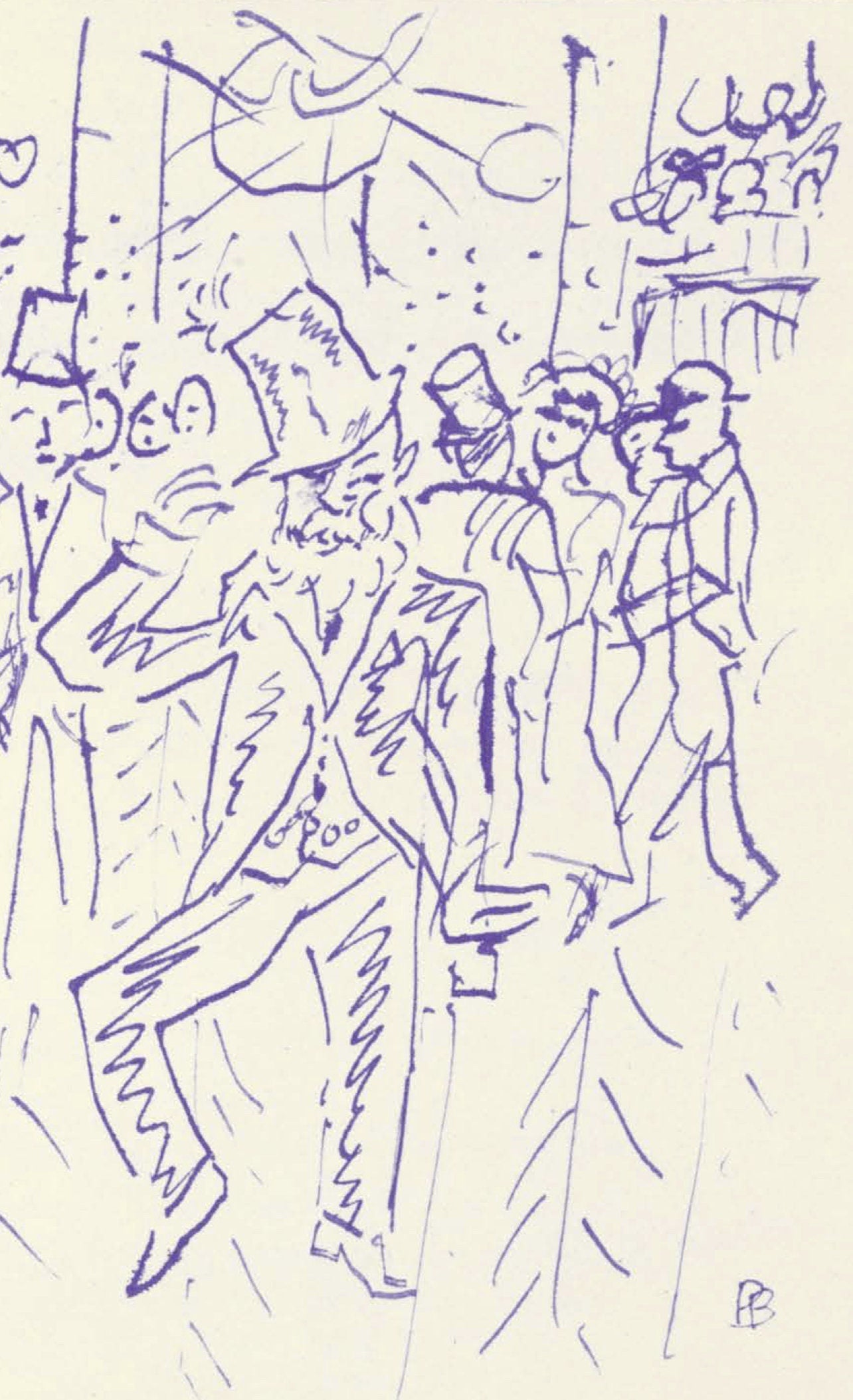 Pierre Bonnard, Composition (Terrasse 54), Pierre Bonnard Correspondences, Limited Edition Lithograph