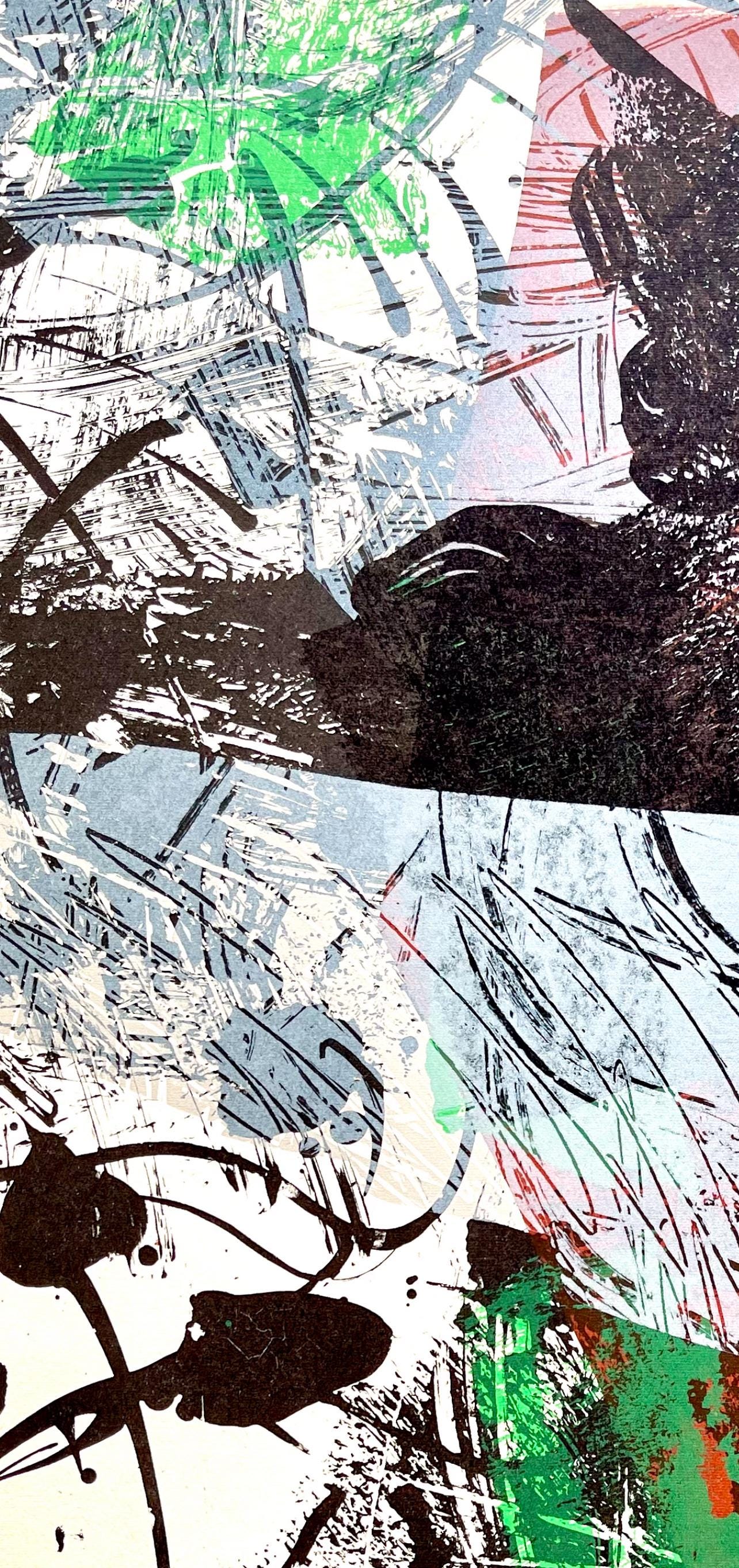 Jean-Paul Riopelle, Composition, Derrière le miroir, Limited Edition Lithograph