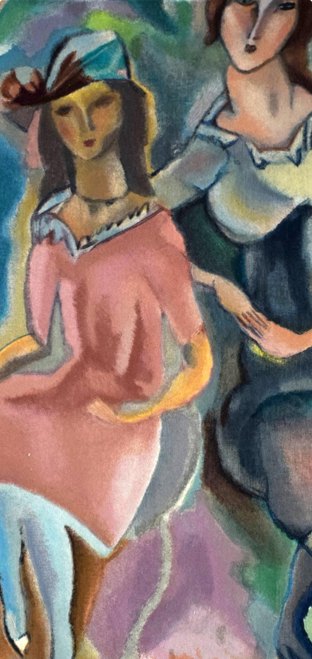 Jules Pascin, Composition, Les Peintres mes amis, Limited Edition Woodcut