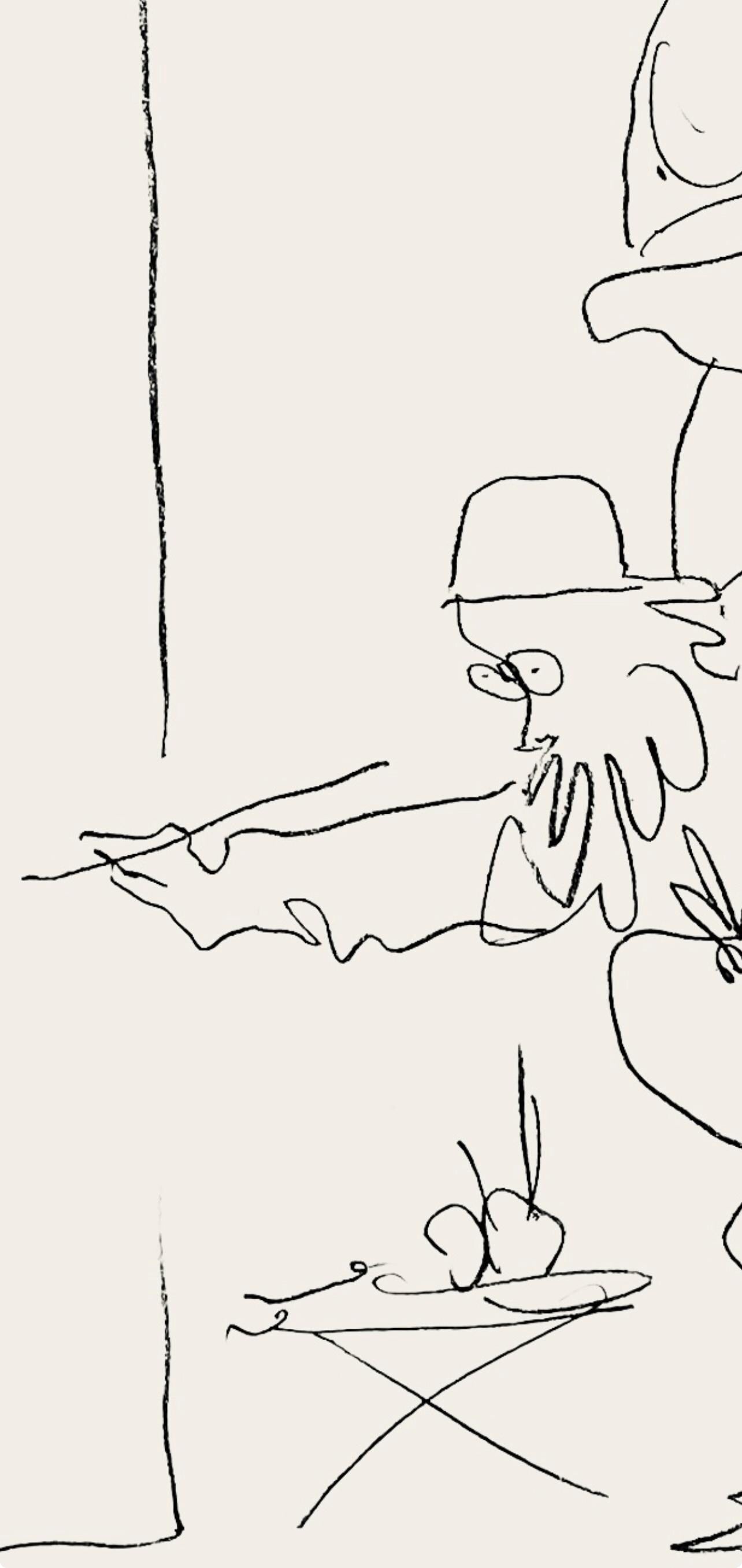 Pablo Picasso, Le Peintre et son Modèle (Mourlot 354; Bloch 1035), Regards sur Paris, Limited Edition Lithograph