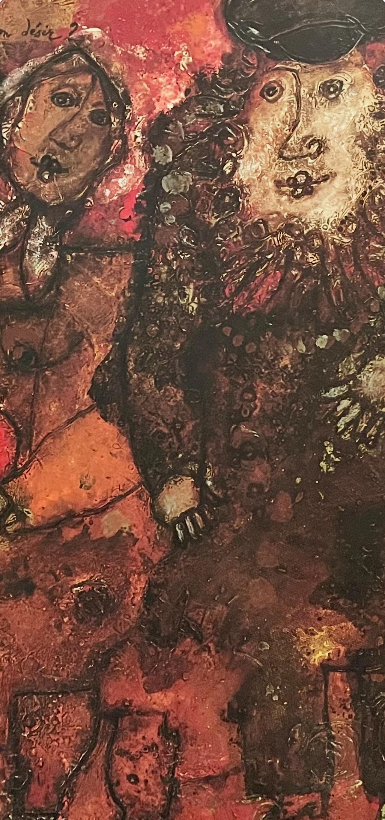 Théo Tobiasse, Candelabra, Original Edition Offset Lithograph