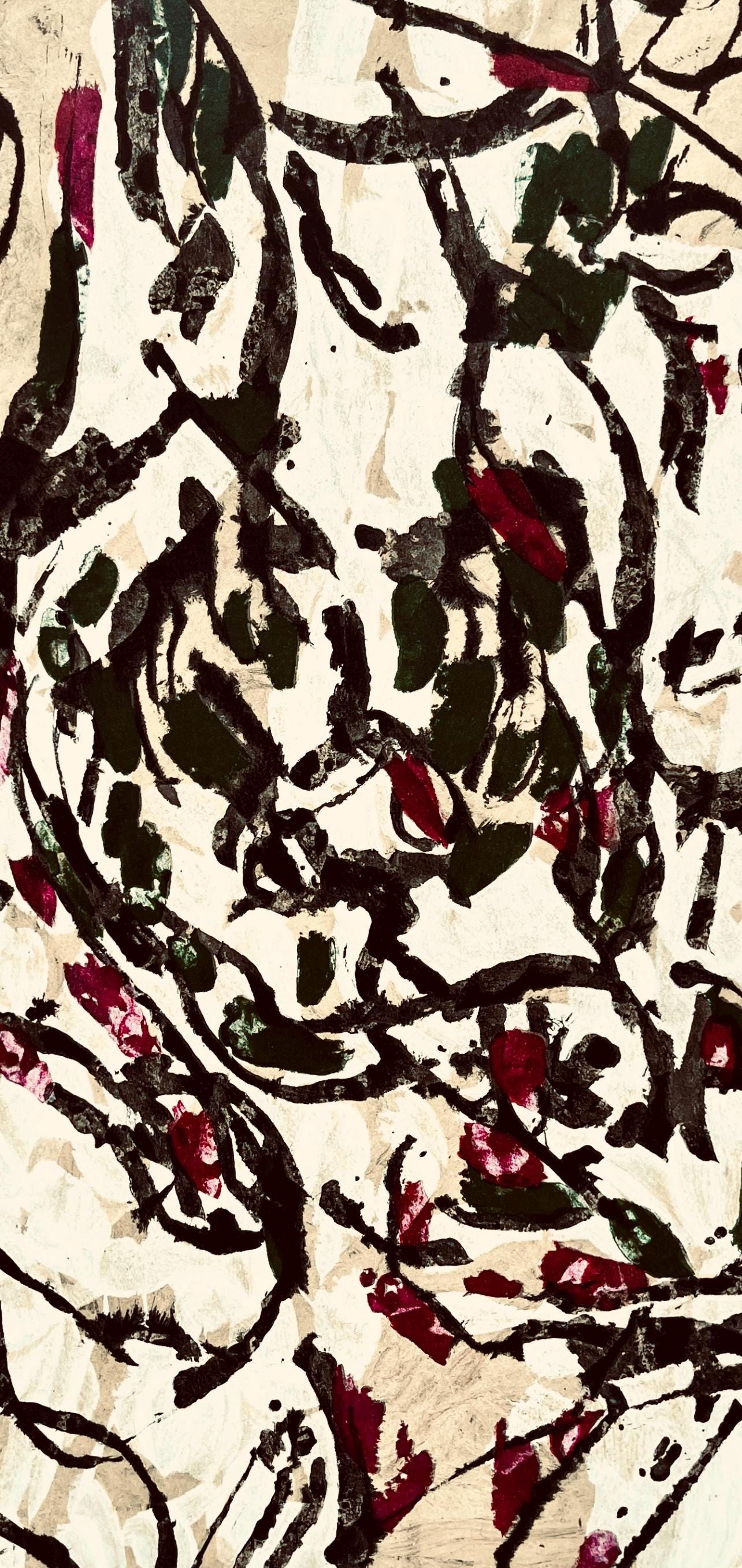 Jean-Paul Riopelle, Composition, Derrière le miroir, Limited Edition Lithograph