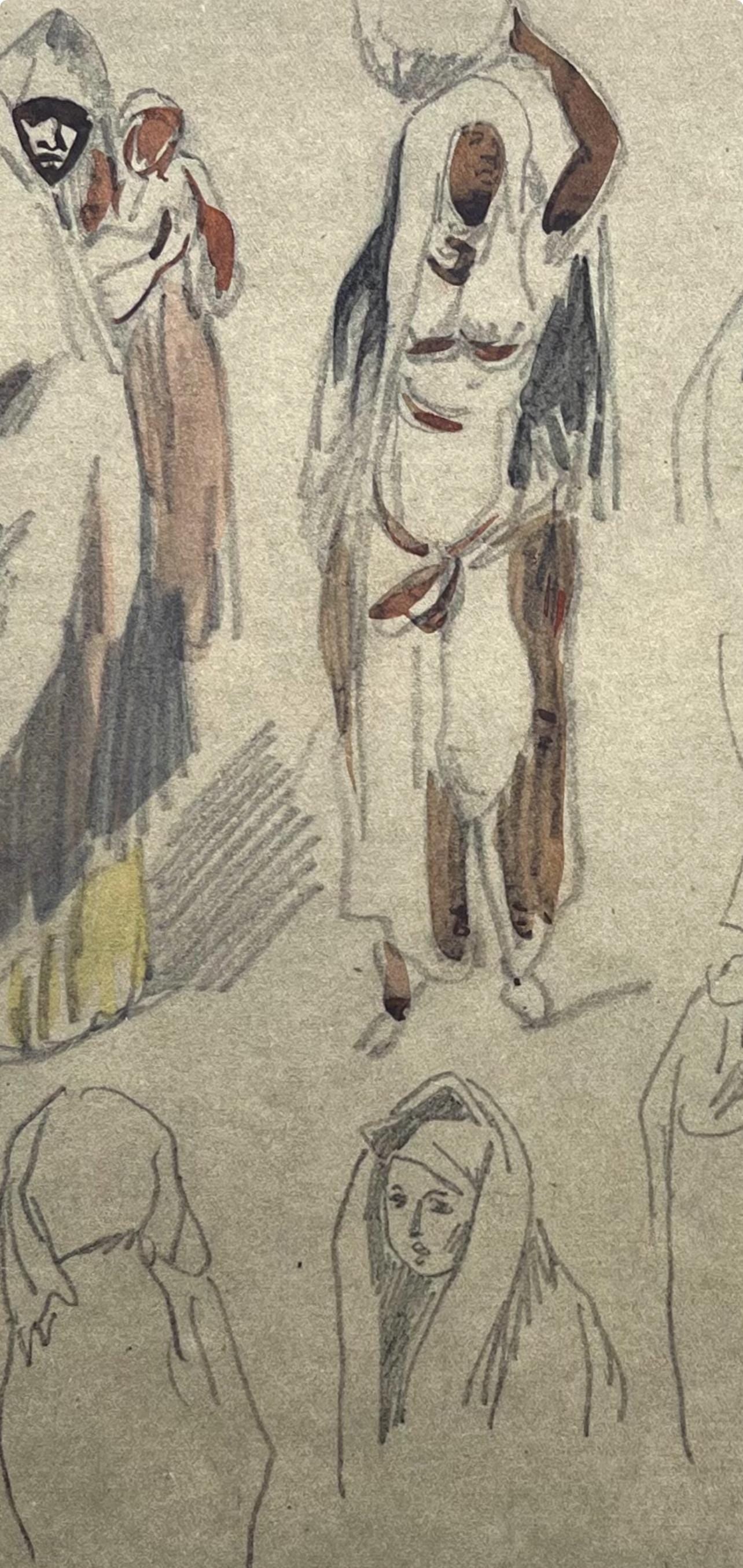 Eugène Delacroix, Composition, Trente et un Dessins et Aquarelles du Maroc, Limited Edition Lithograph