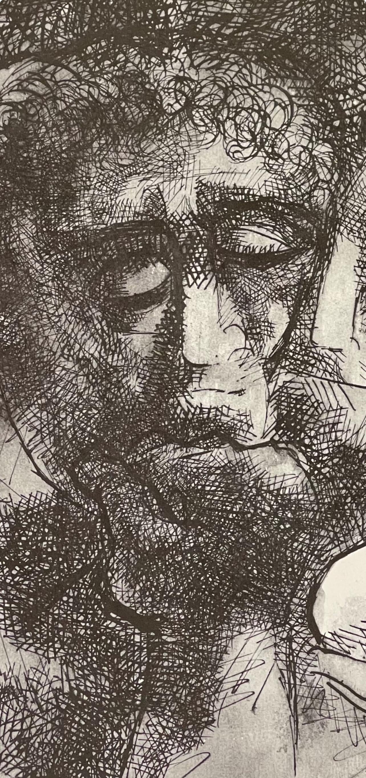 Abraham Rattner, Adam and Eve, Limited Edition Lithograph