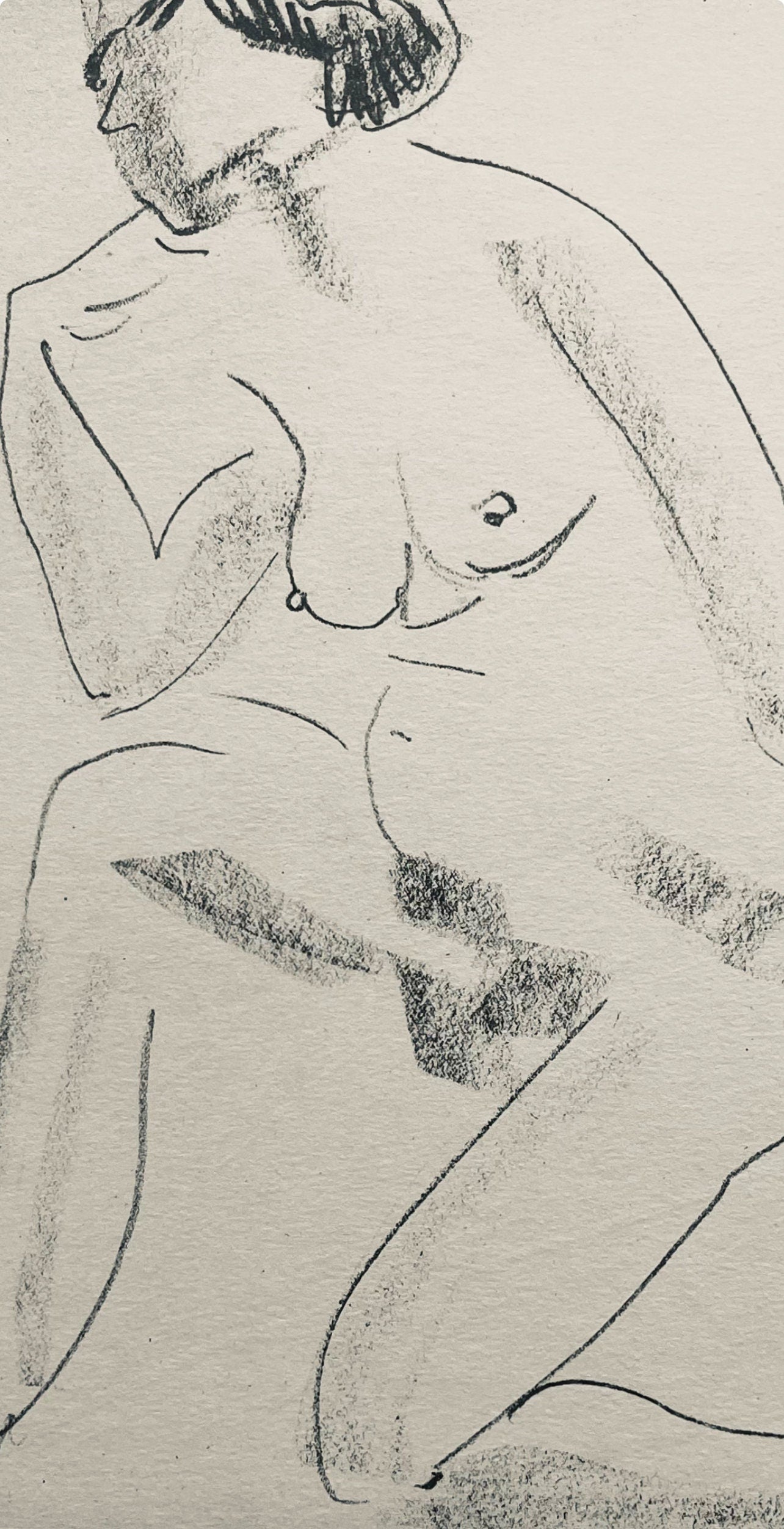 Henri Matisse, Composition (Dutel 3), Dessins de Henri-Matisse, Limited Edition Lithograph