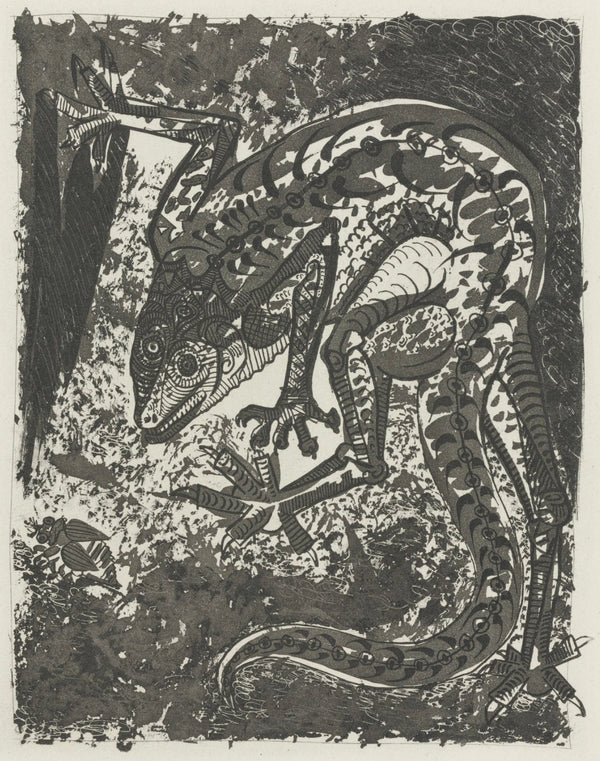 Pablo Picasso, Le Lézard, Histoire naturelle, Limited Edition Lithograph