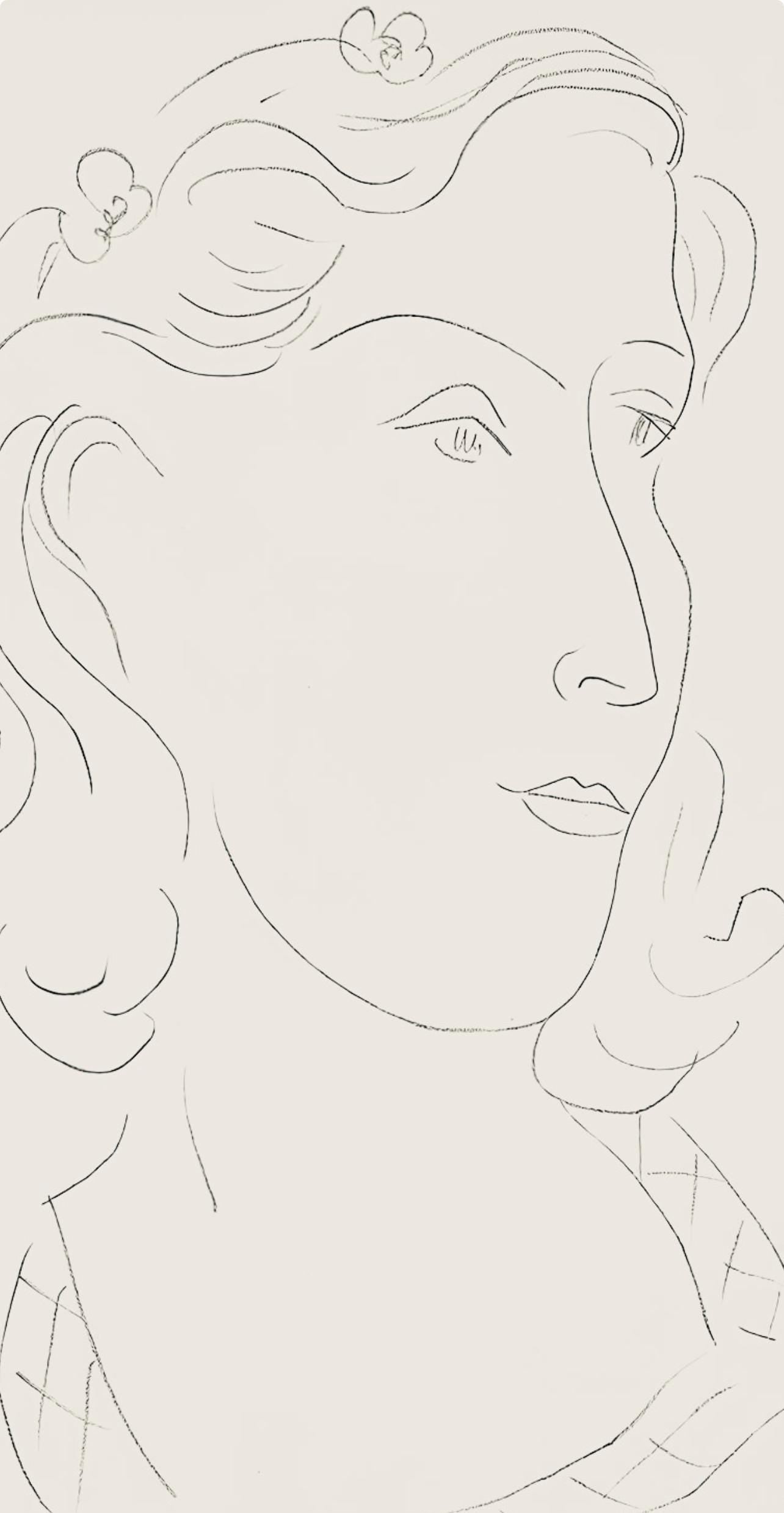 Henri Matisse, Série O, var. 12 (Duthuit 9), Henri Matisse, Dessins, Thèmes et variations, Limited Edition Lithograph
