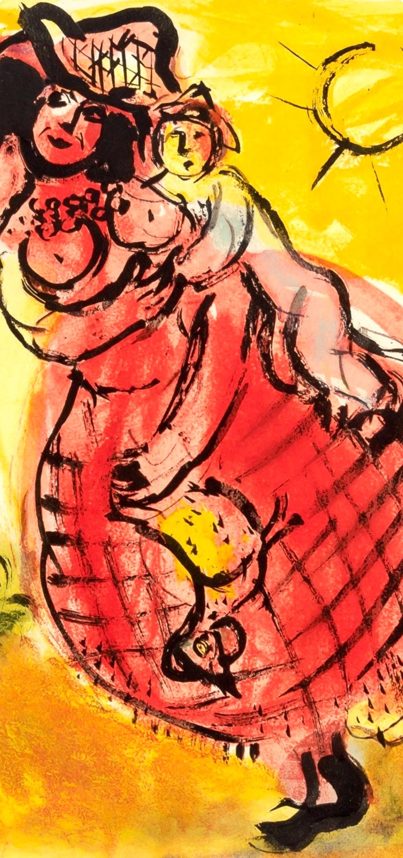 Marc Chagall, Composition, Couleur amour, Limited Edition Lithograph