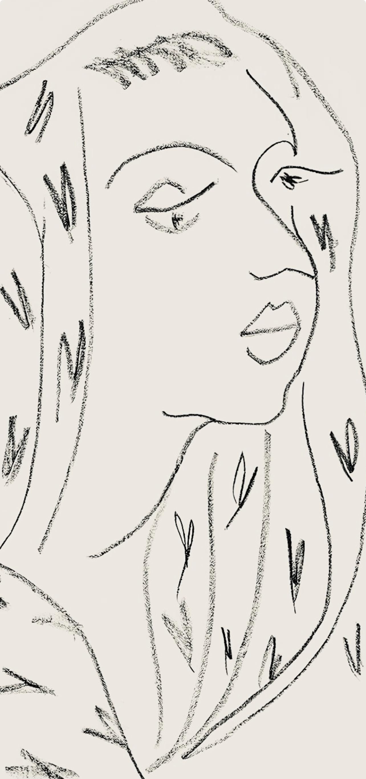 Henri Matisse, Série L, var. 8 (Duthuit 9), Henri Matisse, Dessins, Thèmes et variations, Limited Edition Lithograph