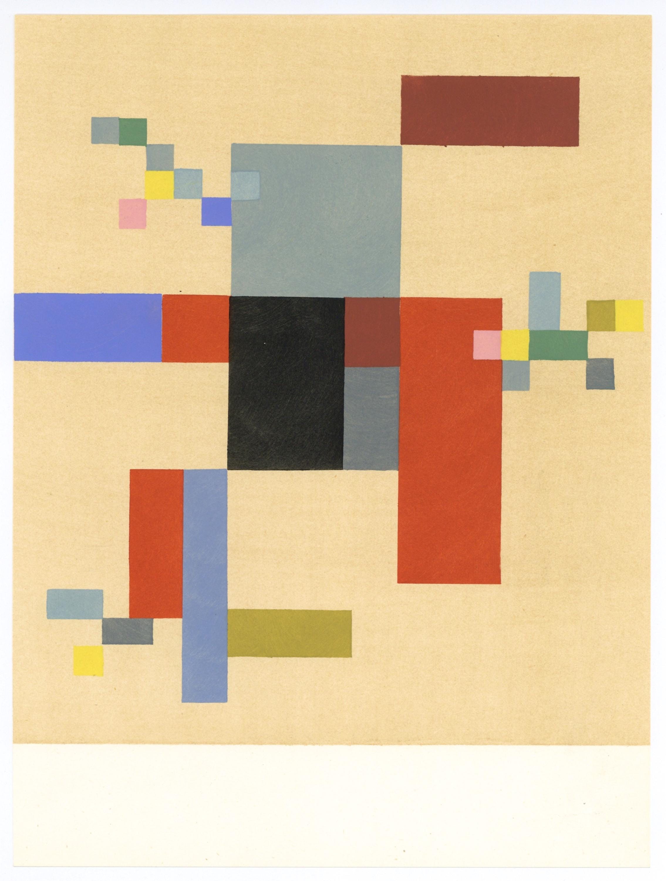 Sophie Taeuber-Arp, Composition, XXe siècle, Limited Edition Lithograph