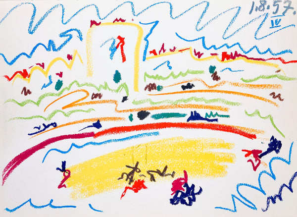 Pablo Picasso, Composition (Bloch 1276; Czwiklitzer 23), Toros y Toreros, Limited Edition Lithograph