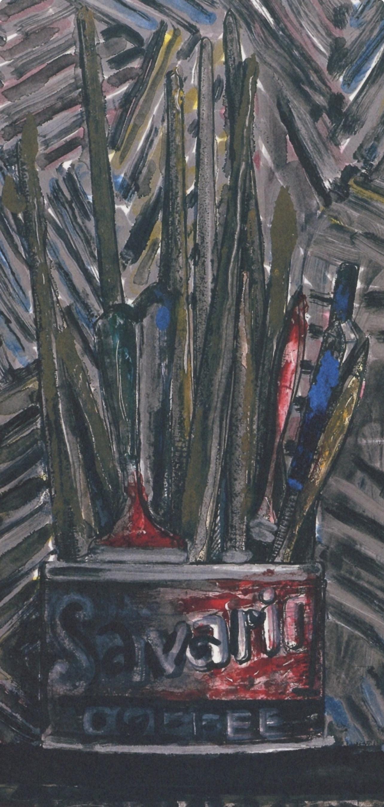 Jasper Johns, Composition, Jasper Johns, 17 Monotypes, Limited Edition Héliogravure