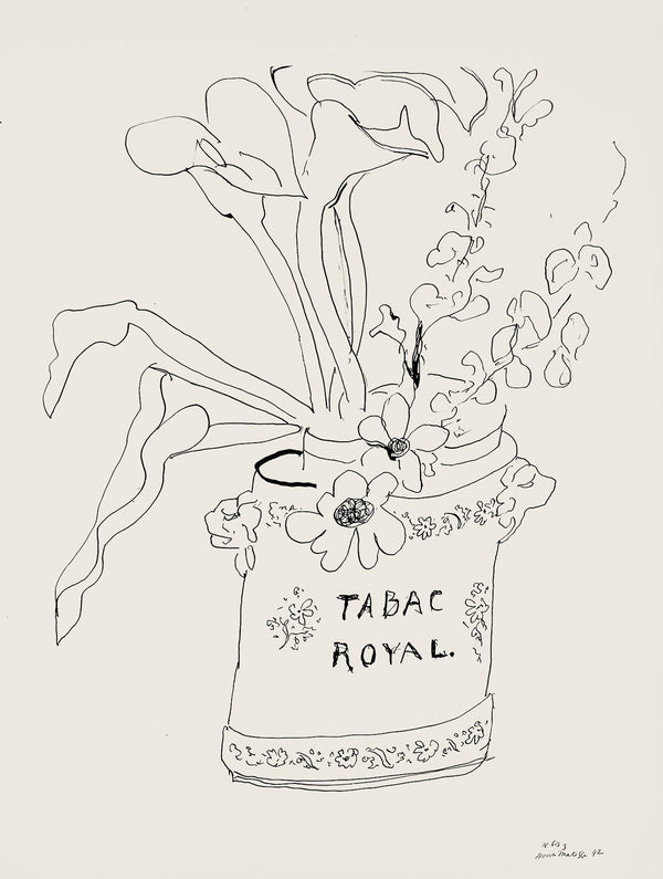 Henri Matisse, Série N Gc'S, var. 3 (Duthuit 9), Henri Matisse, Dessins, Thèmes et variations, Limited Edition Lithograph