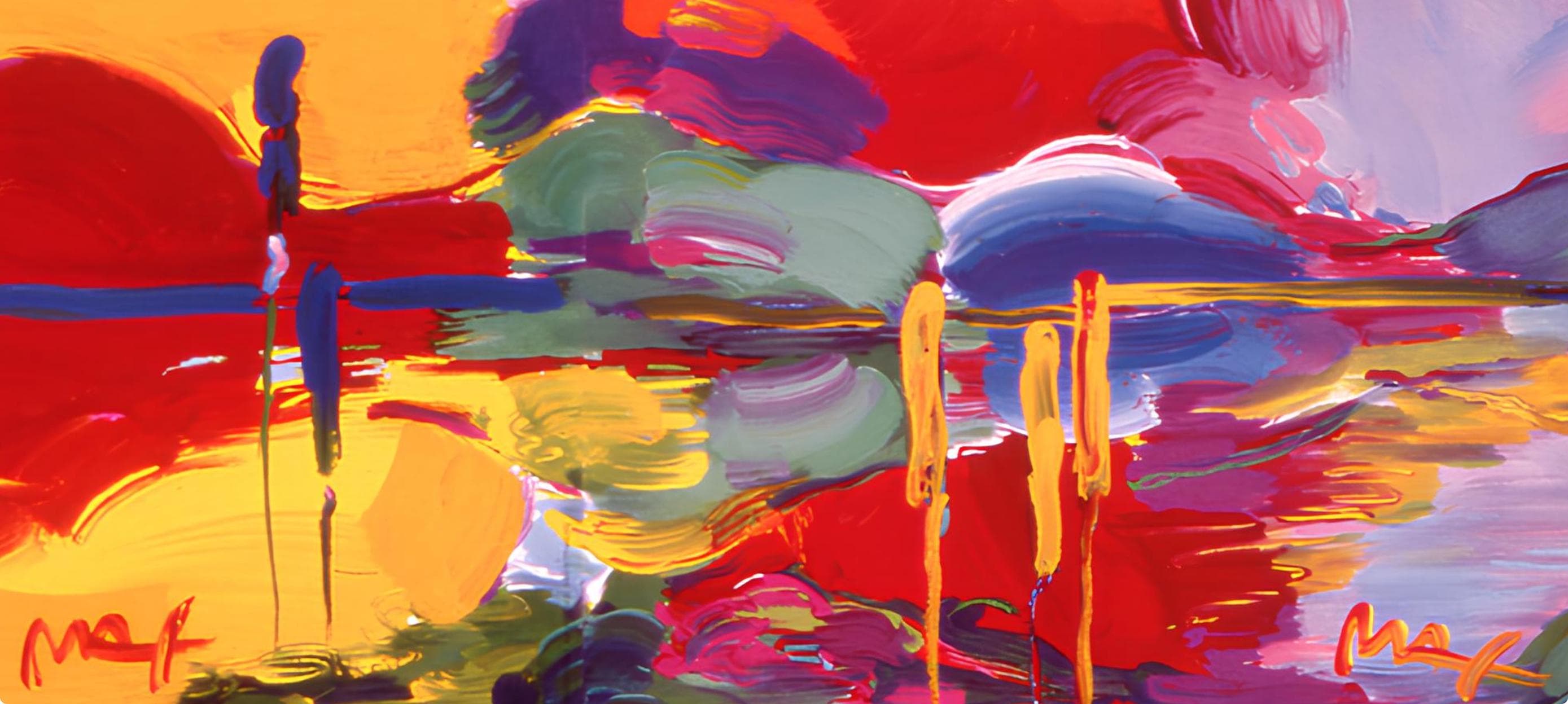 Peter Max, Four Seasons Series, 2000, Hand Signed, Official Edition Offset Lithograph