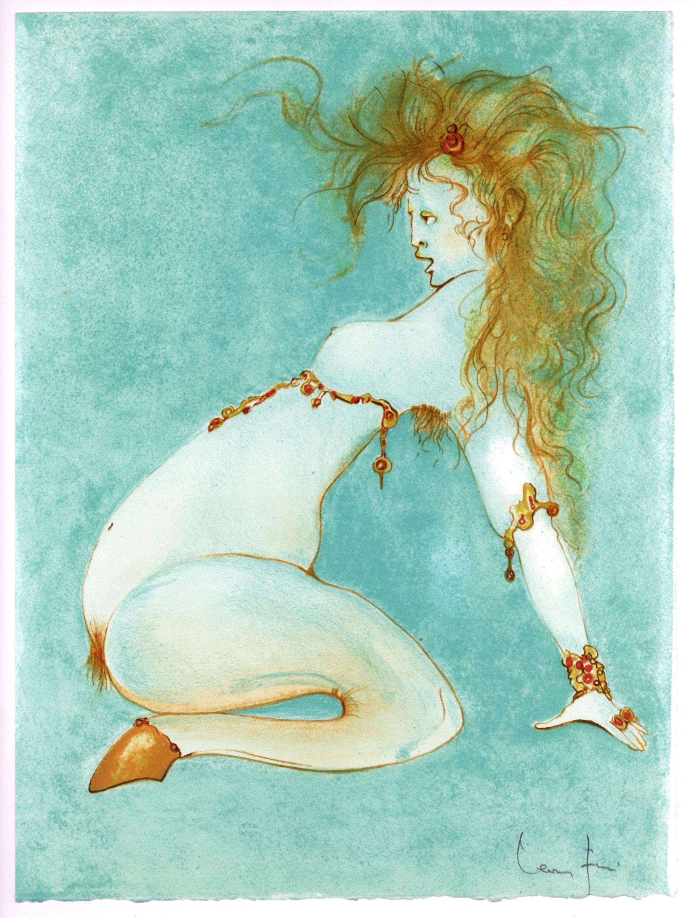Léonor Fini, Composition, Variations sur l'imaginaire, Limited Edition Lithograph