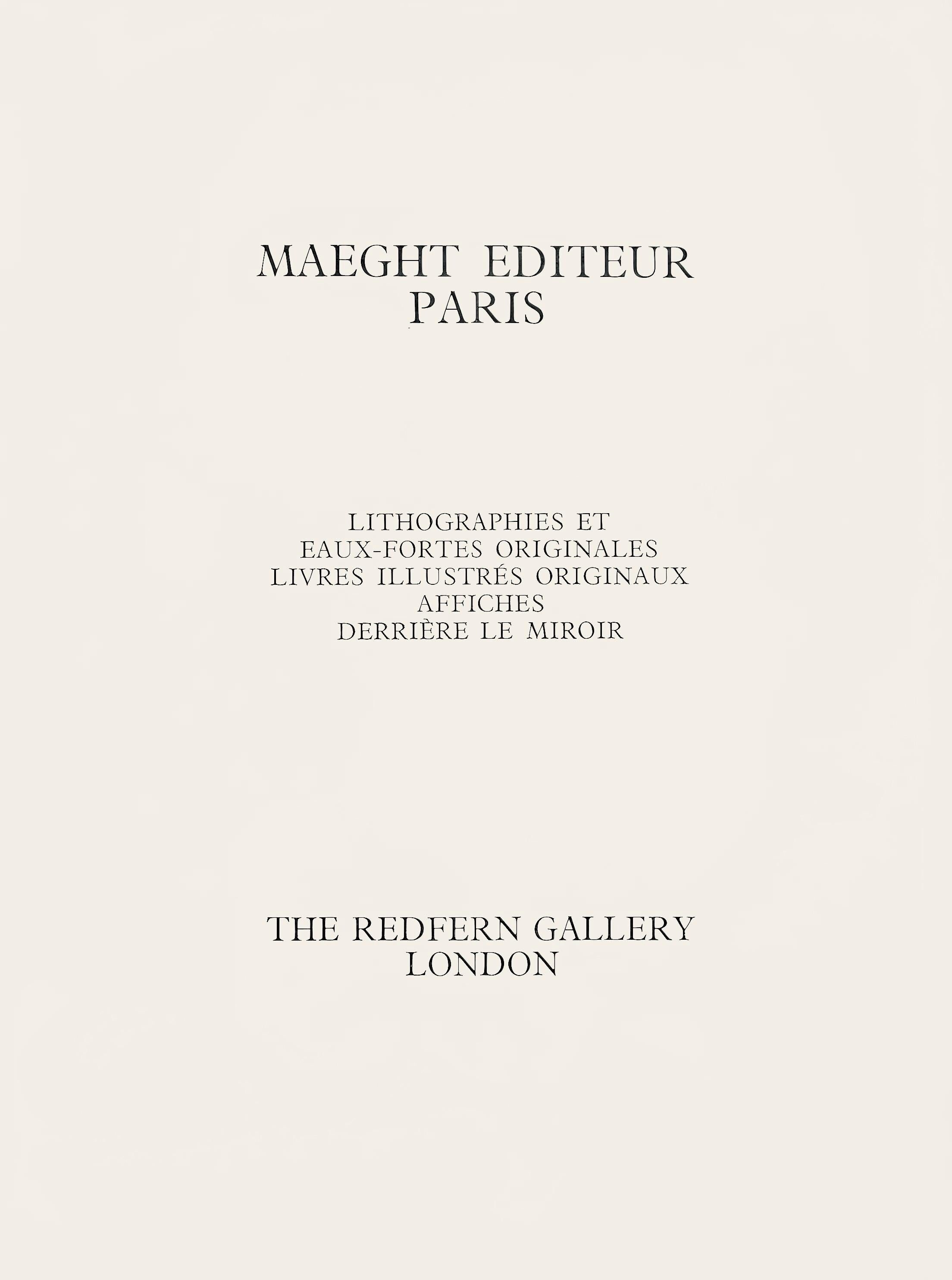 Pierre Tal-Coat, Composition, Derrière le miroir, Limited Edition Lithograph