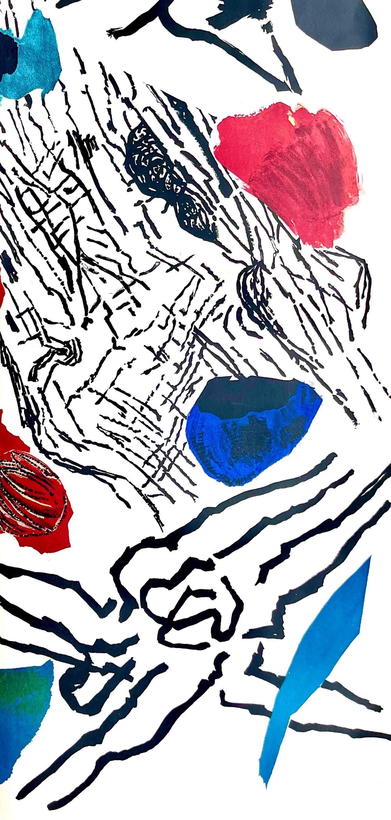 Jean Bazaine, Composition, Derrière le miroir, Limited Edition Lithograph