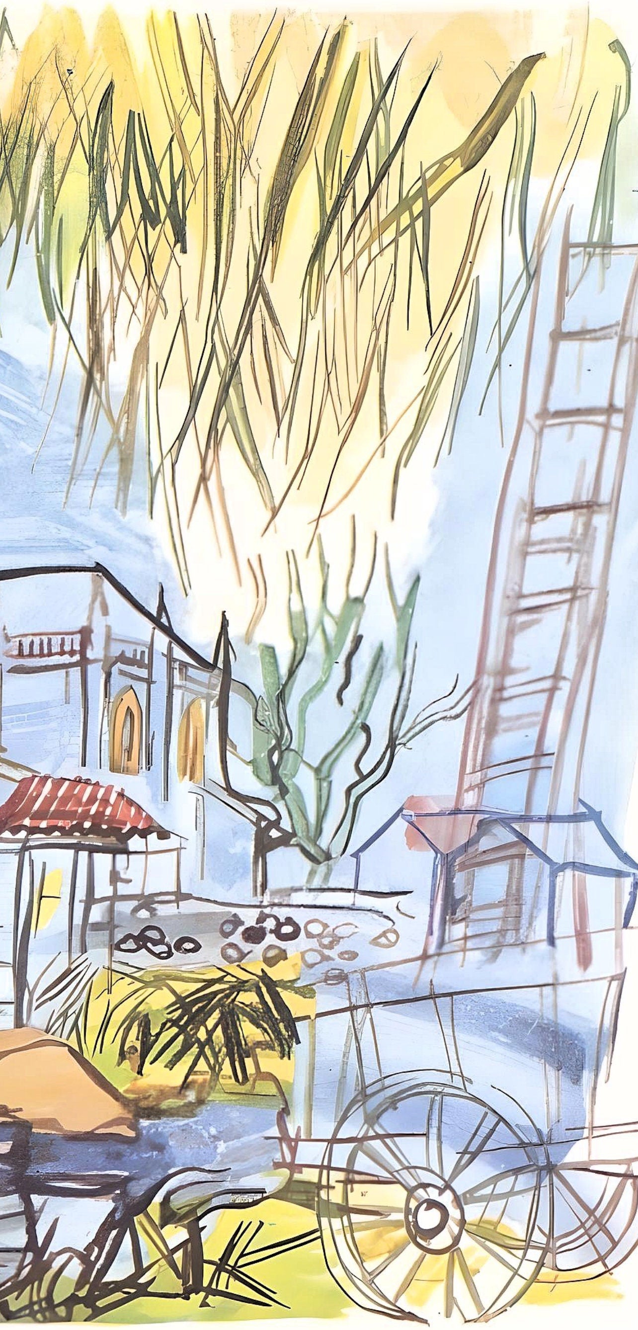 Raoul Dufy, La ferme de Lestel, Vacances forcées