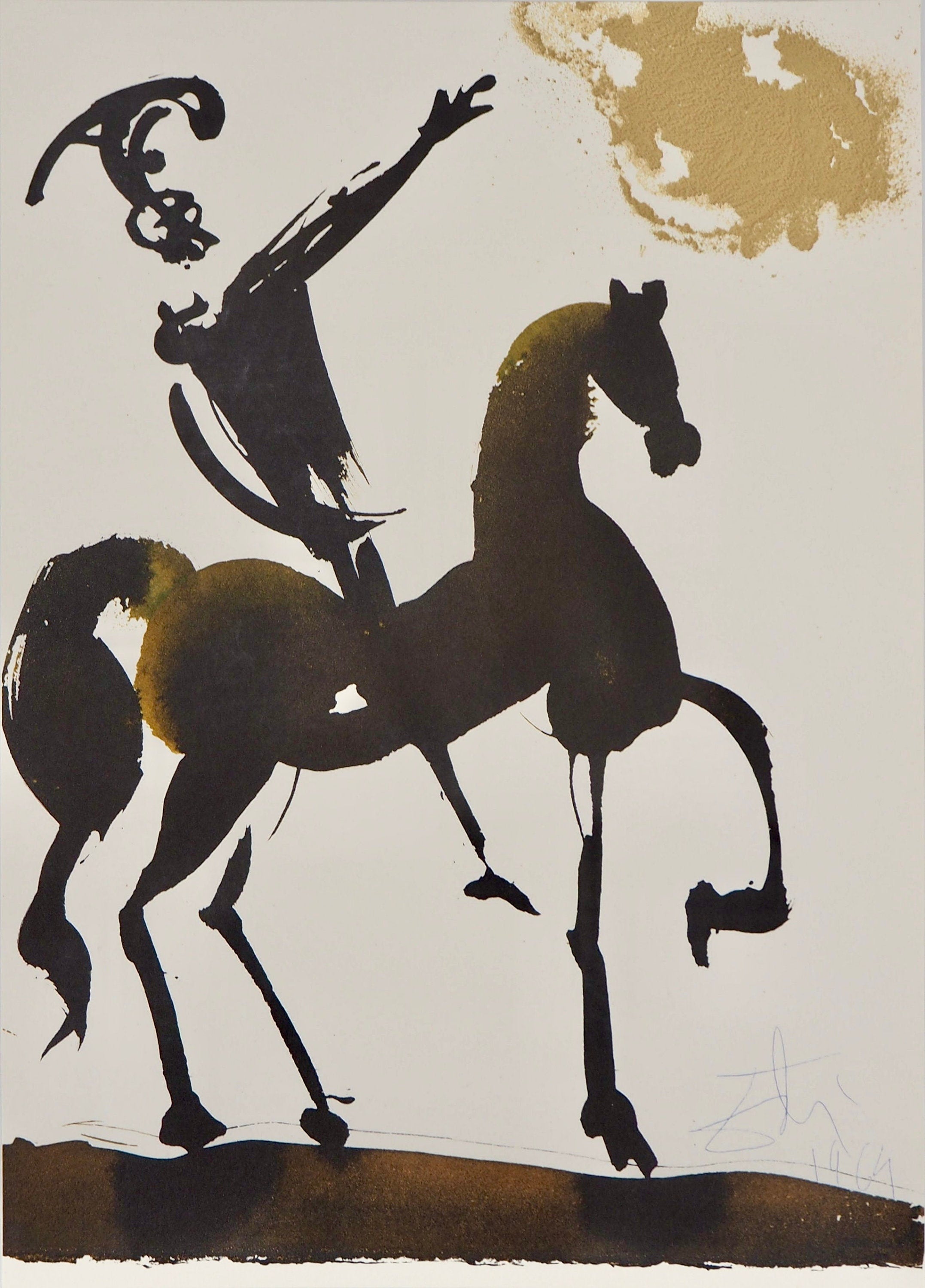 Salvador Dali, Composition (Michler/Löpsinger 1600; Field 69-3), Biblia Sacra, Limited Edition Lithograph