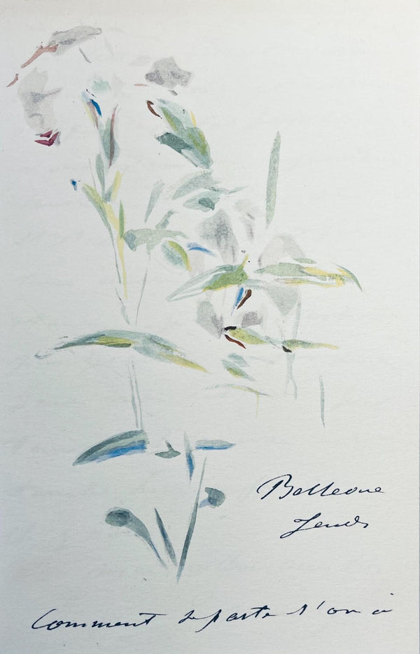 Édouard Manet, Composition, Édouard Manet, Letters with Aquarelles, Limited Edition Lithograph