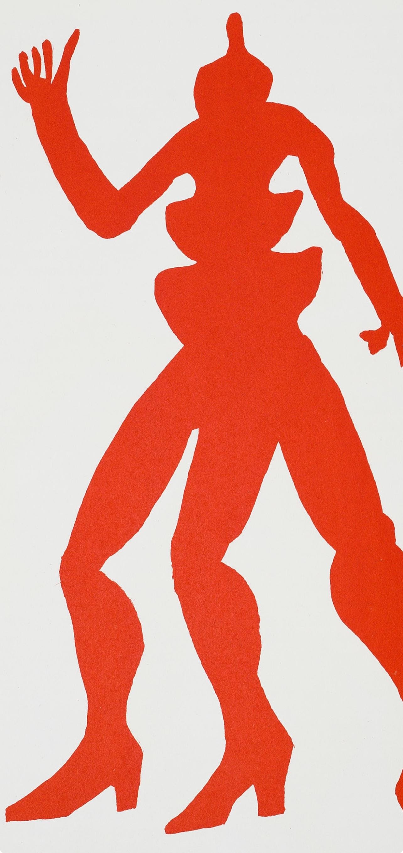 Alexander Calder, Composition, Derrière le miroir, Limited Edition Lithograph