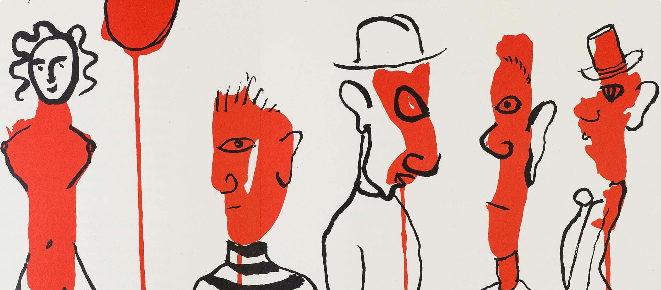 Alexander Calder, Composition, Derrière le miroir, Limited Edition Lithograph