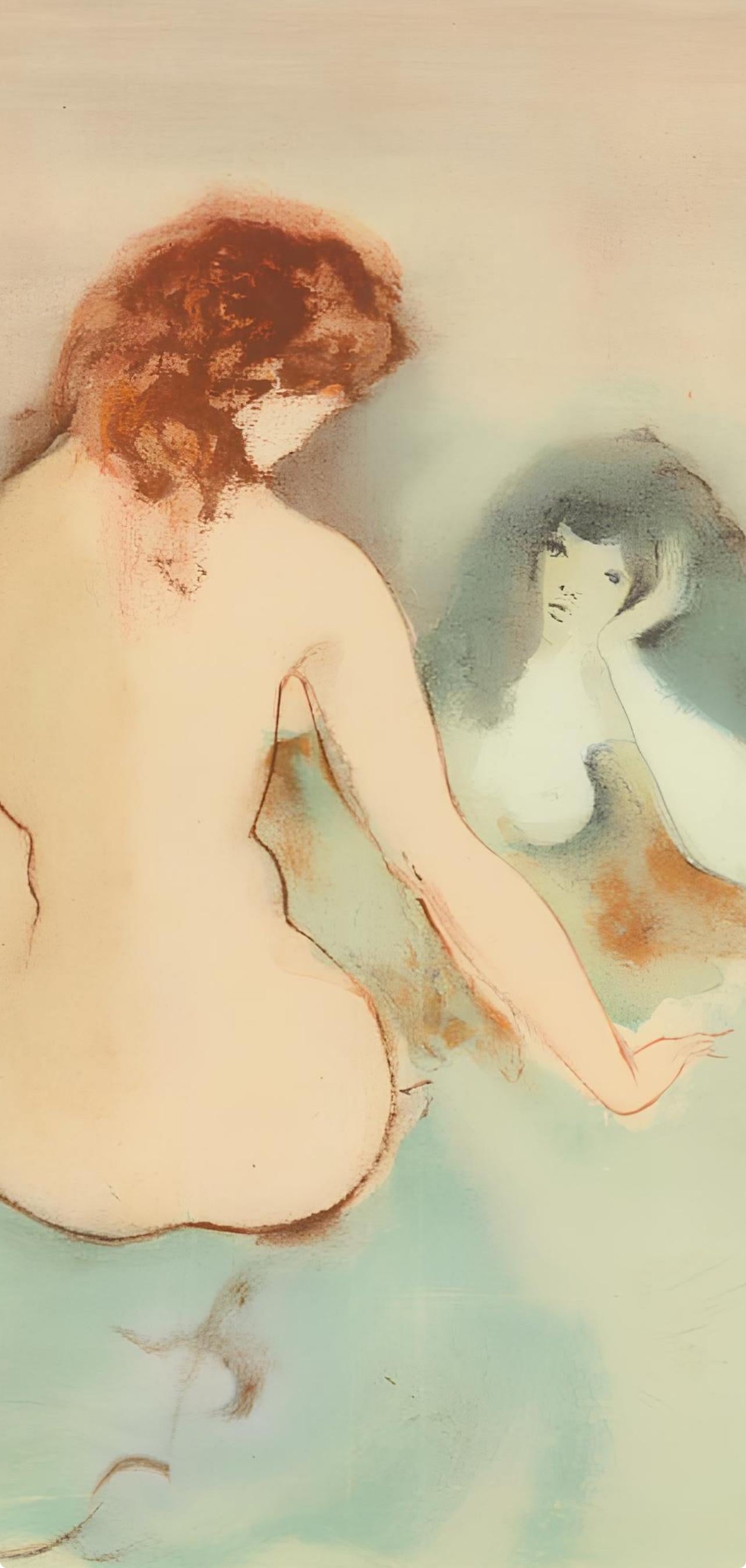 Léonor Fini, Composition, Parallèlement, Limited Edition Lithograph