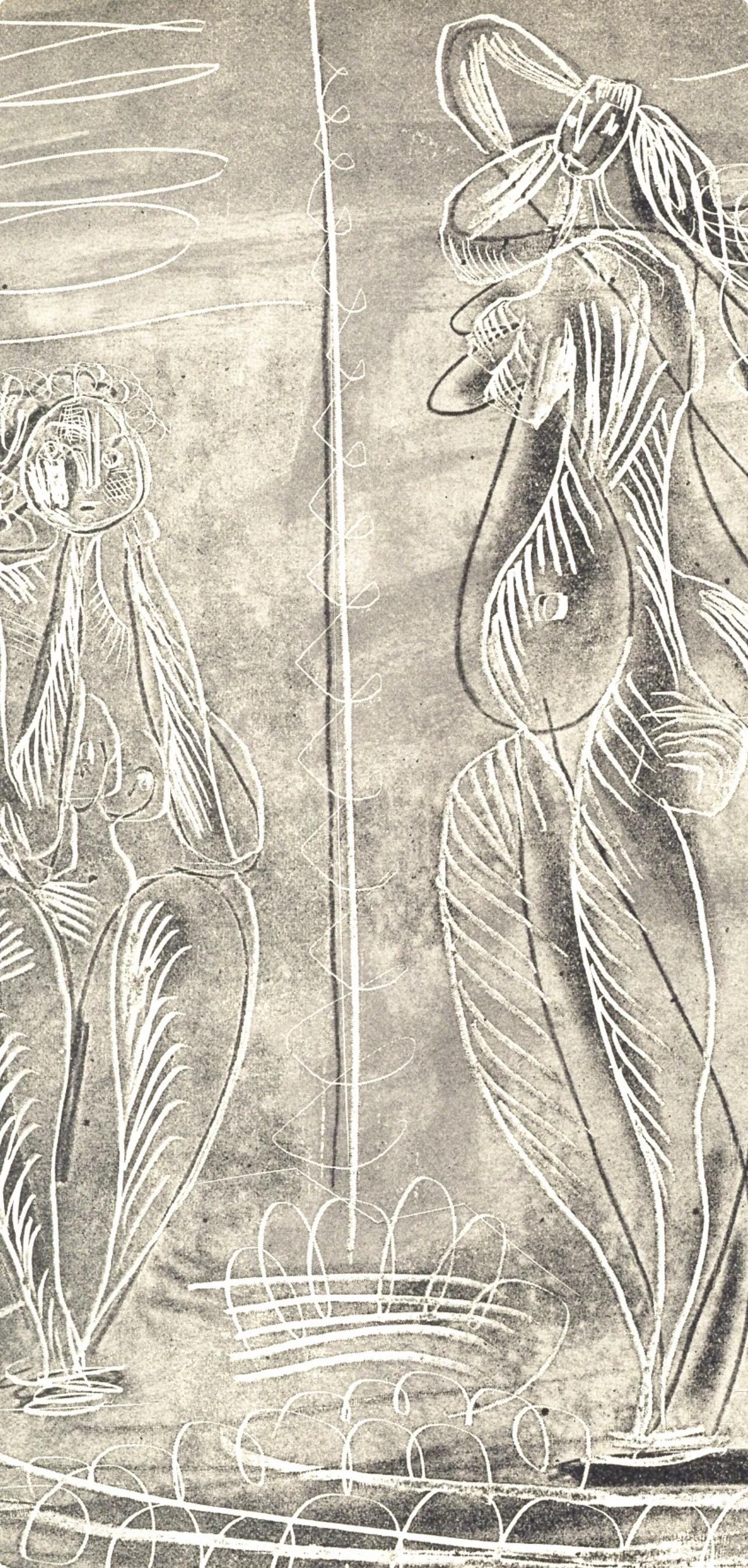 Pablo Picasso, Trois baigneuses (Bloch 361a-e; Baer 683-688; Cramer 38), La Chèvre-Feuille, Limited Edition Engraving