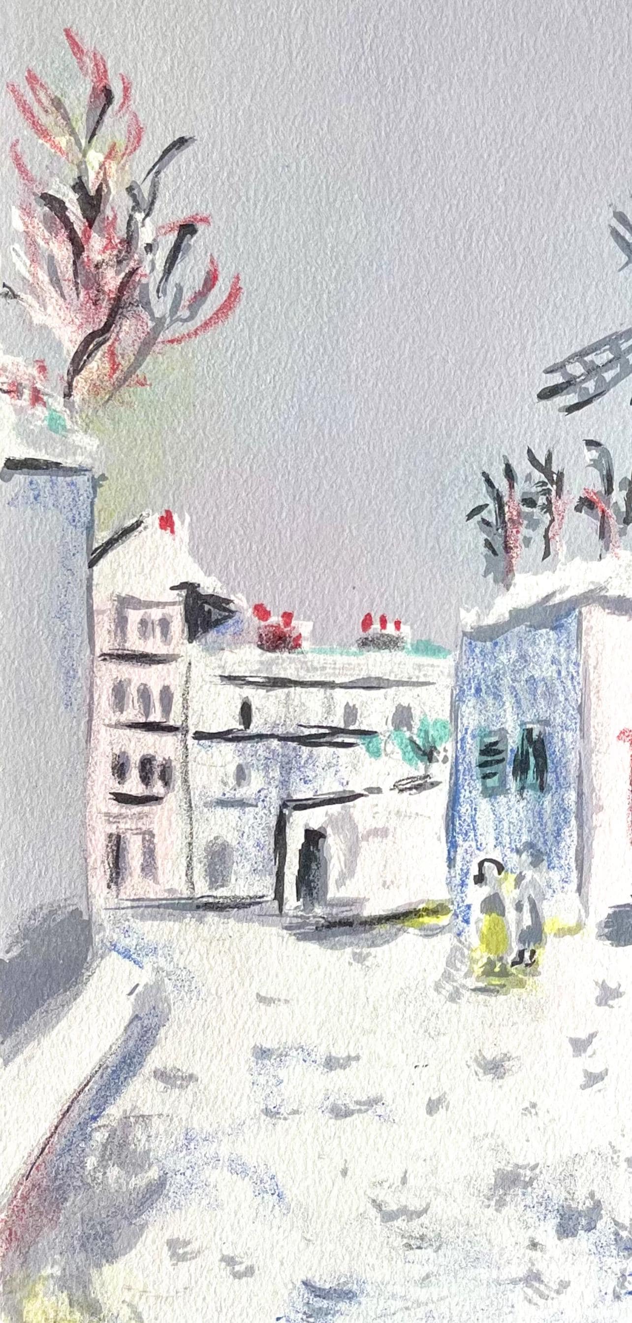 Maurice Utrillo, Montmartre (Moulin de la Galette), Paris Capitale, Limited Edition Lithograph