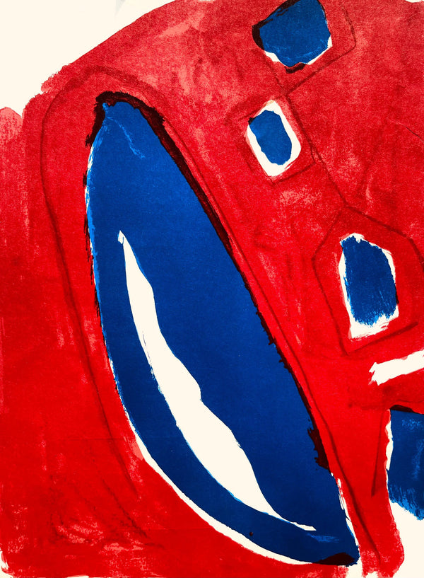 Pierre Tal-Coat, Composition, Derrière le miroir, Limited Edition Lithograph