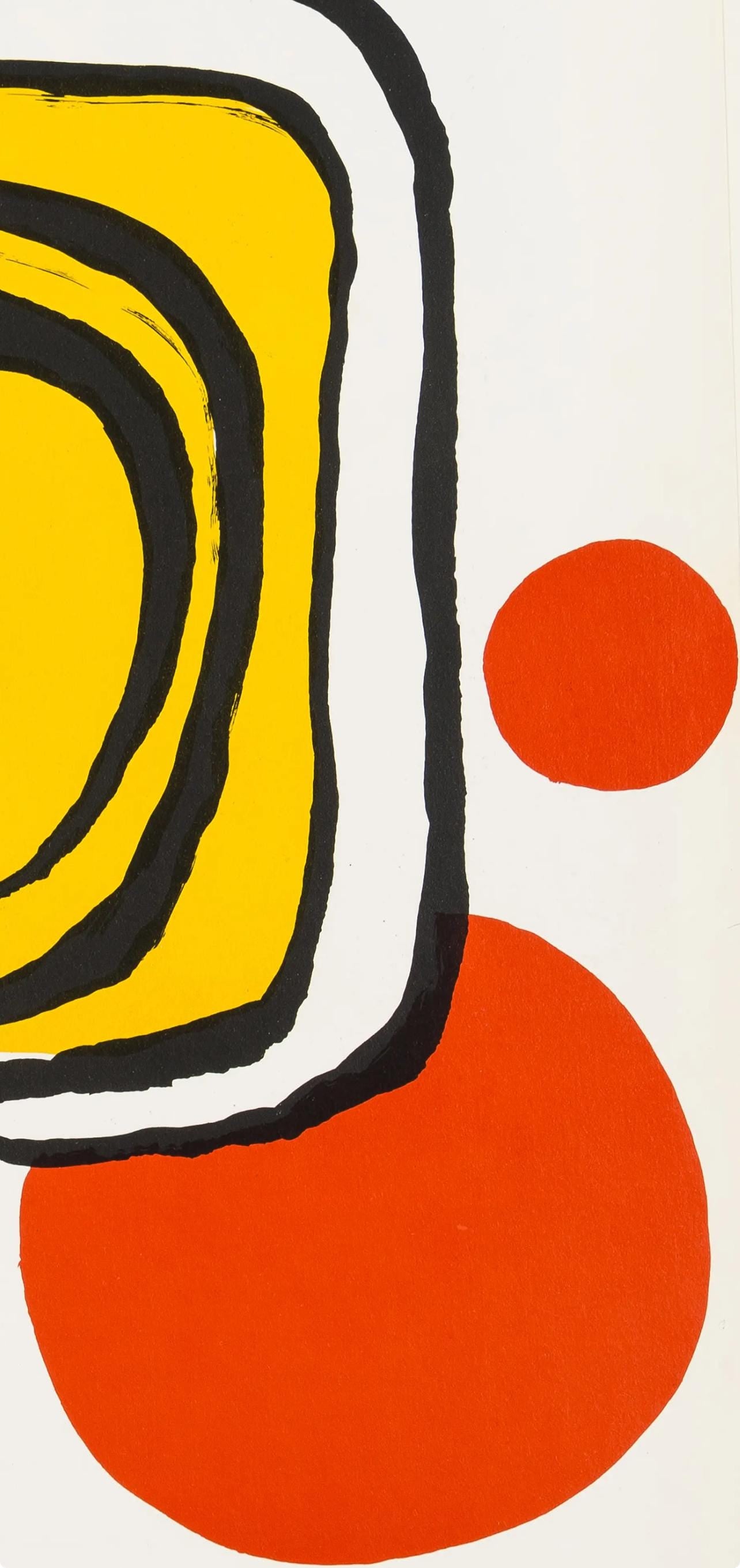 Alexander Calder, Composition, Derrière le miroir, Limited Edition Lithograph