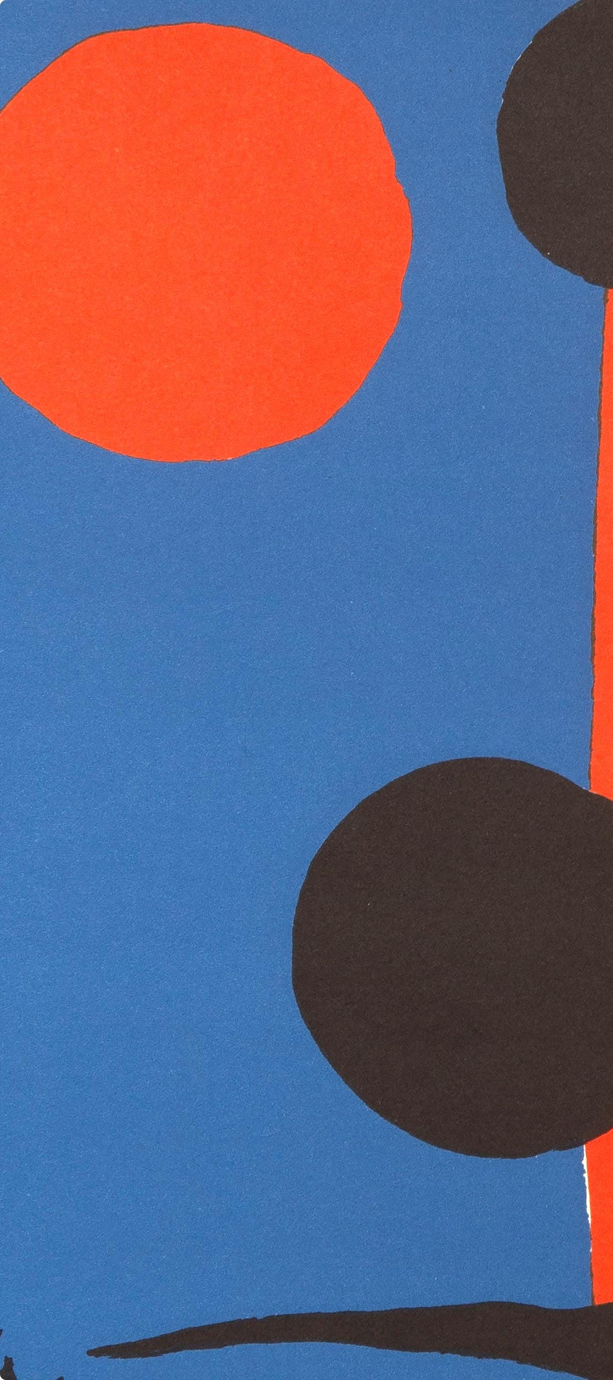 Alexander Calder, Composition, Derrière le miroir, Limited Edition Lithograph